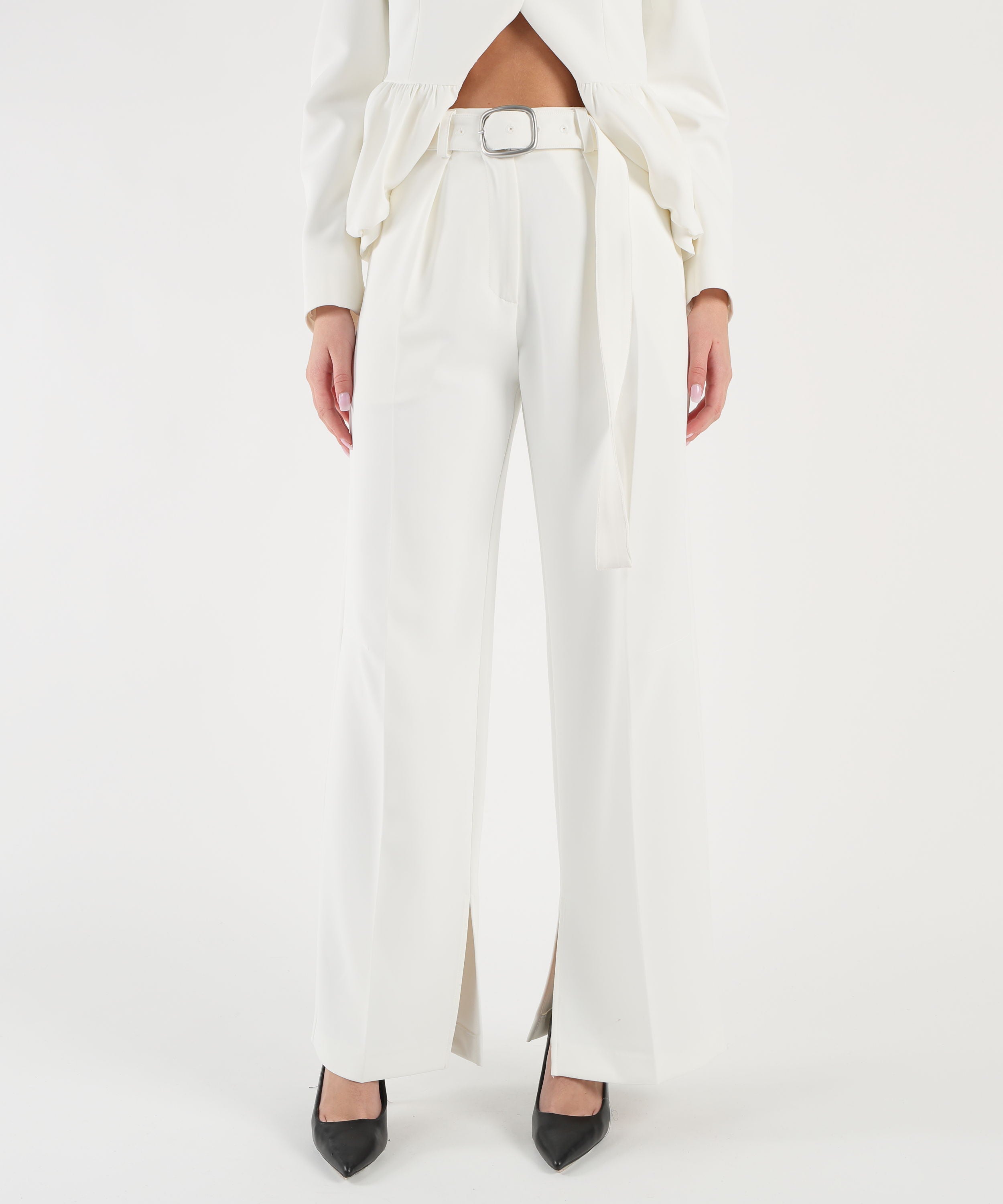 MEIMEI Pantalone con spacchi