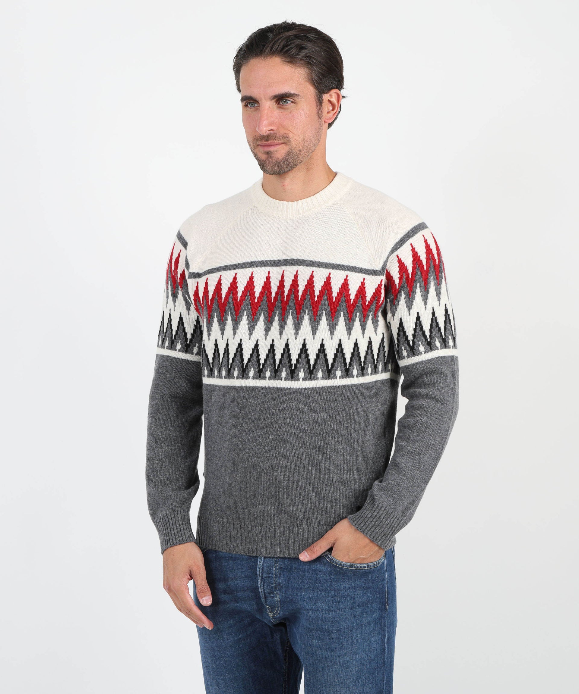LIUJO Maglia in lana jacquard
