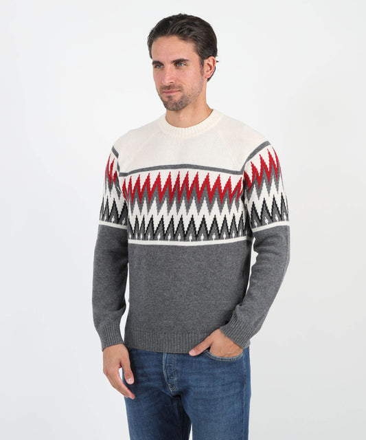 LIUJO Maglia in lana jacquard