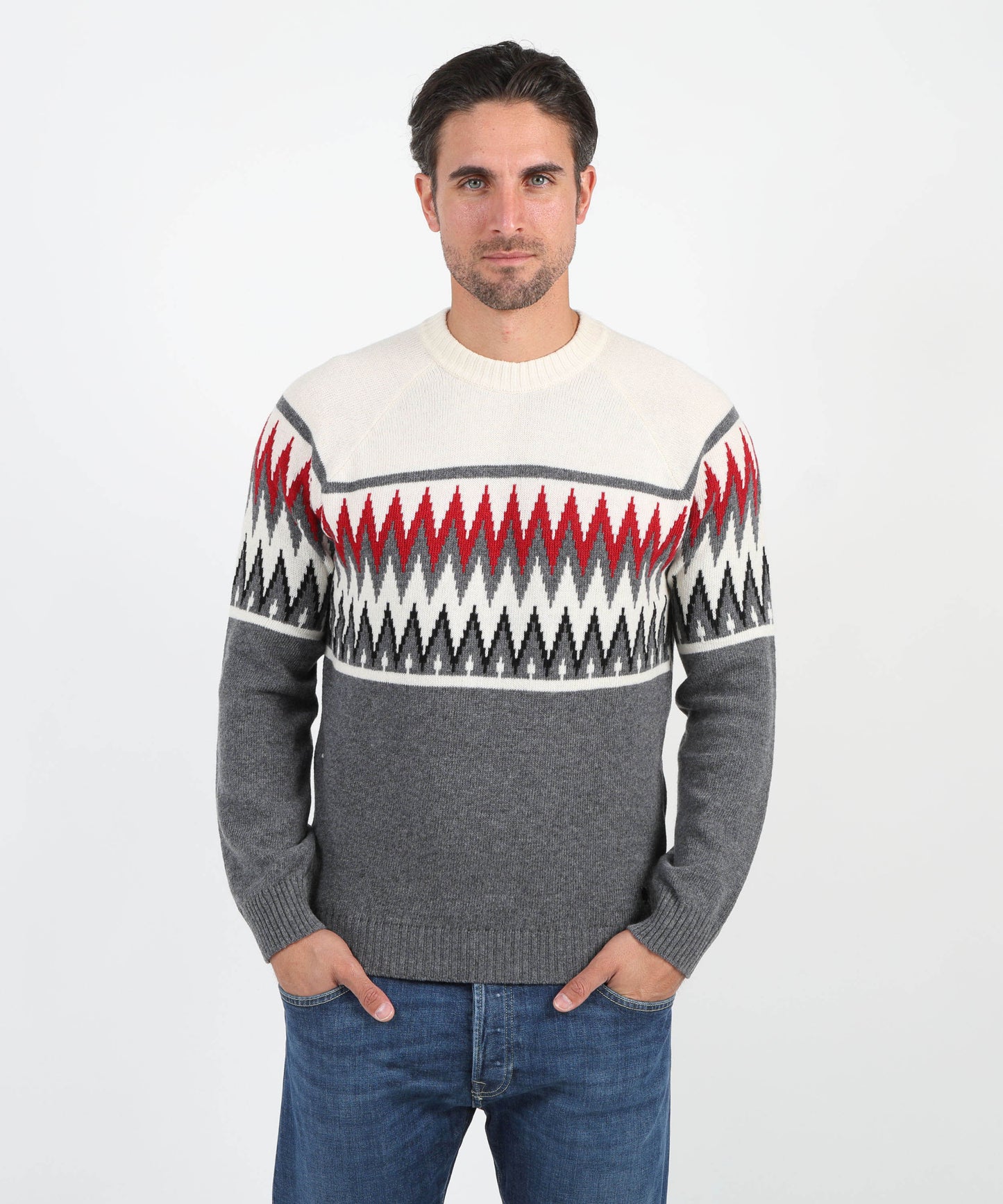 LIUJO Maglia in lana jacquard