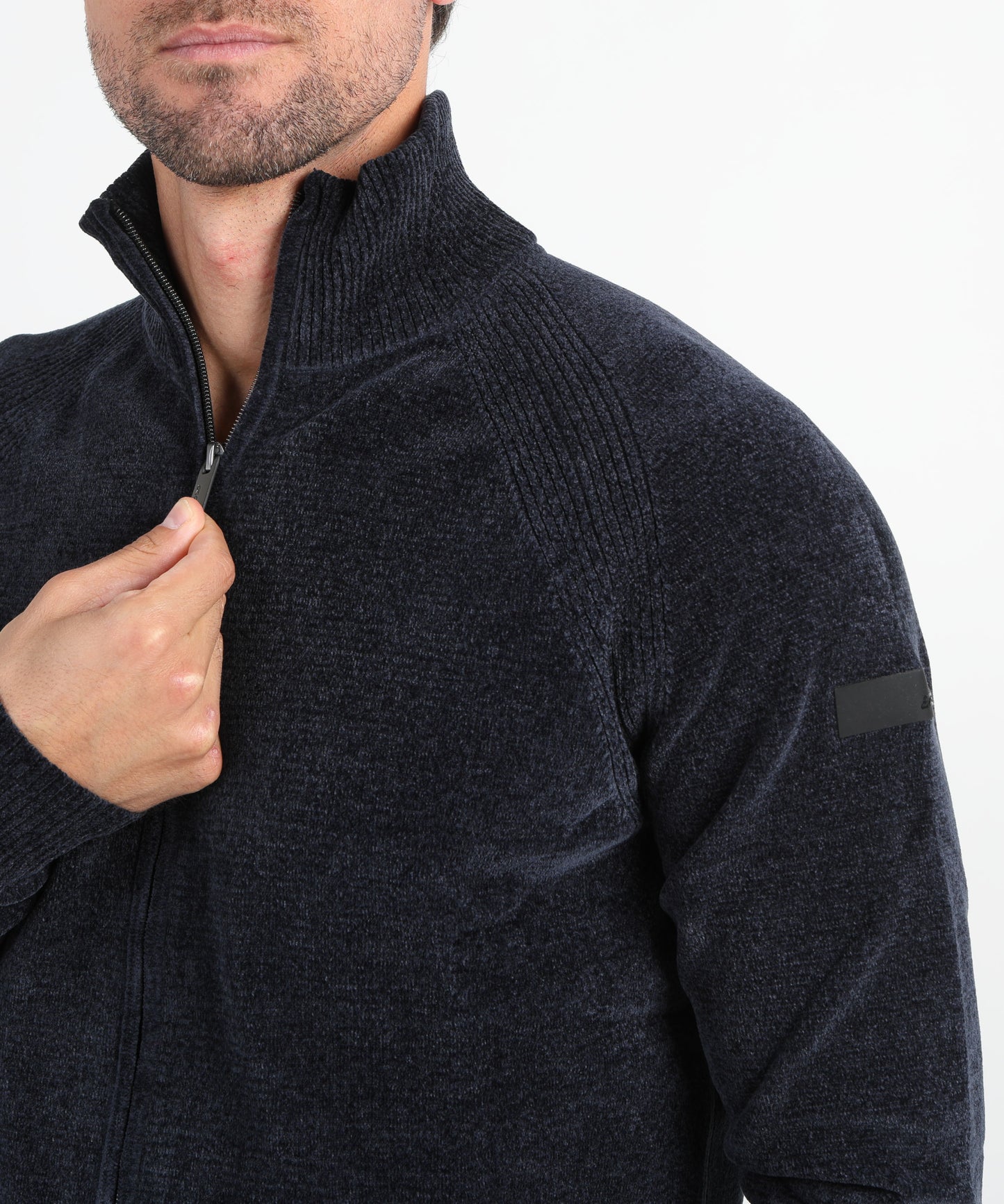 RRD Velvet full zip knit