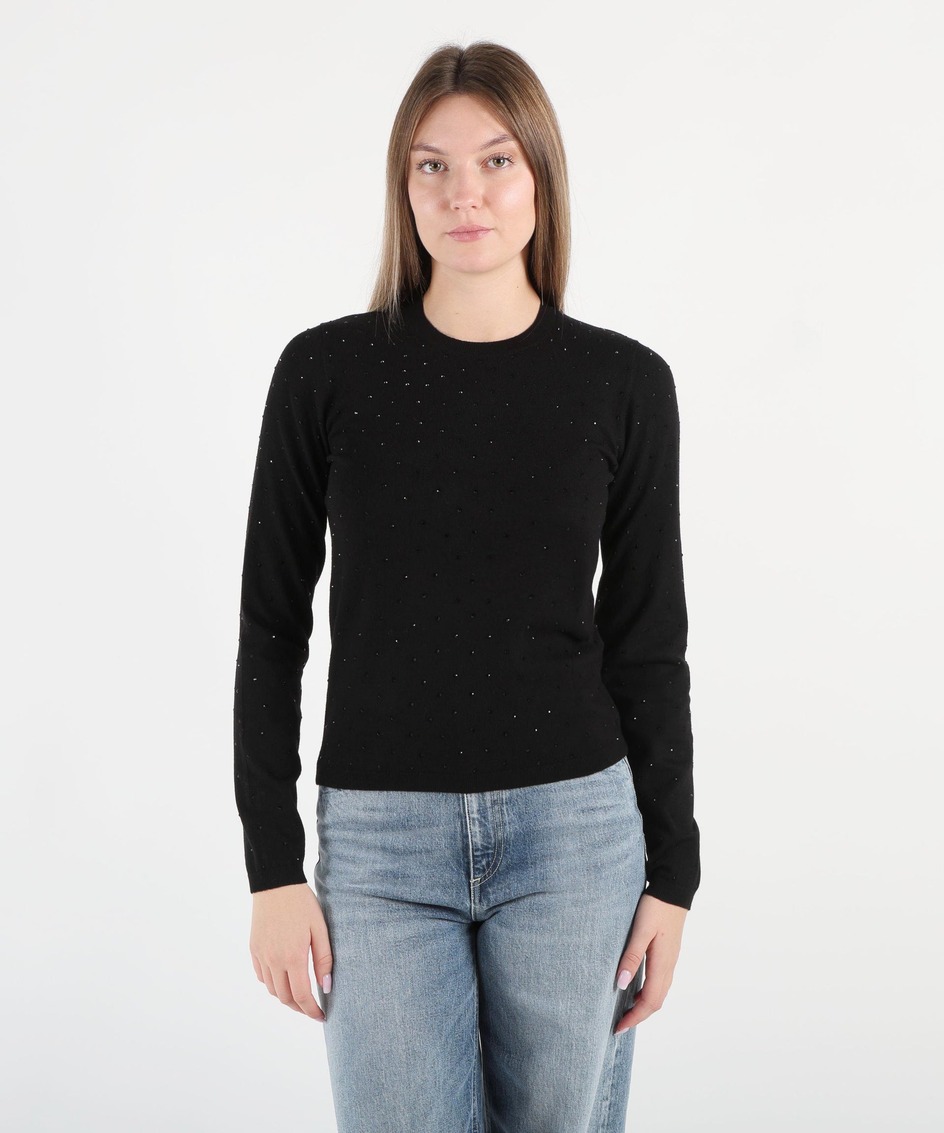 SEVENTY Maglia con cristalli