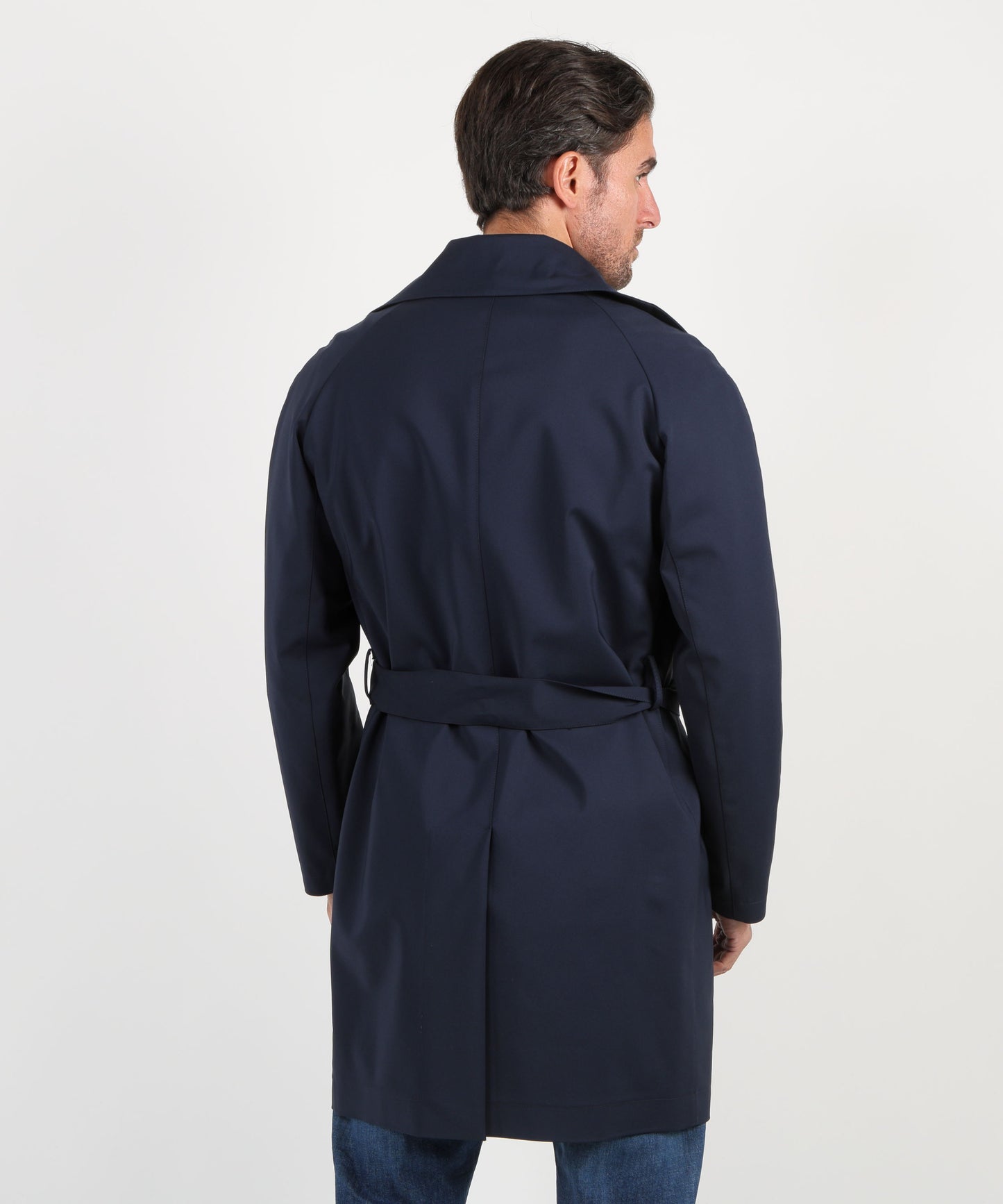 MARINO Trench doppiopetto con cinta