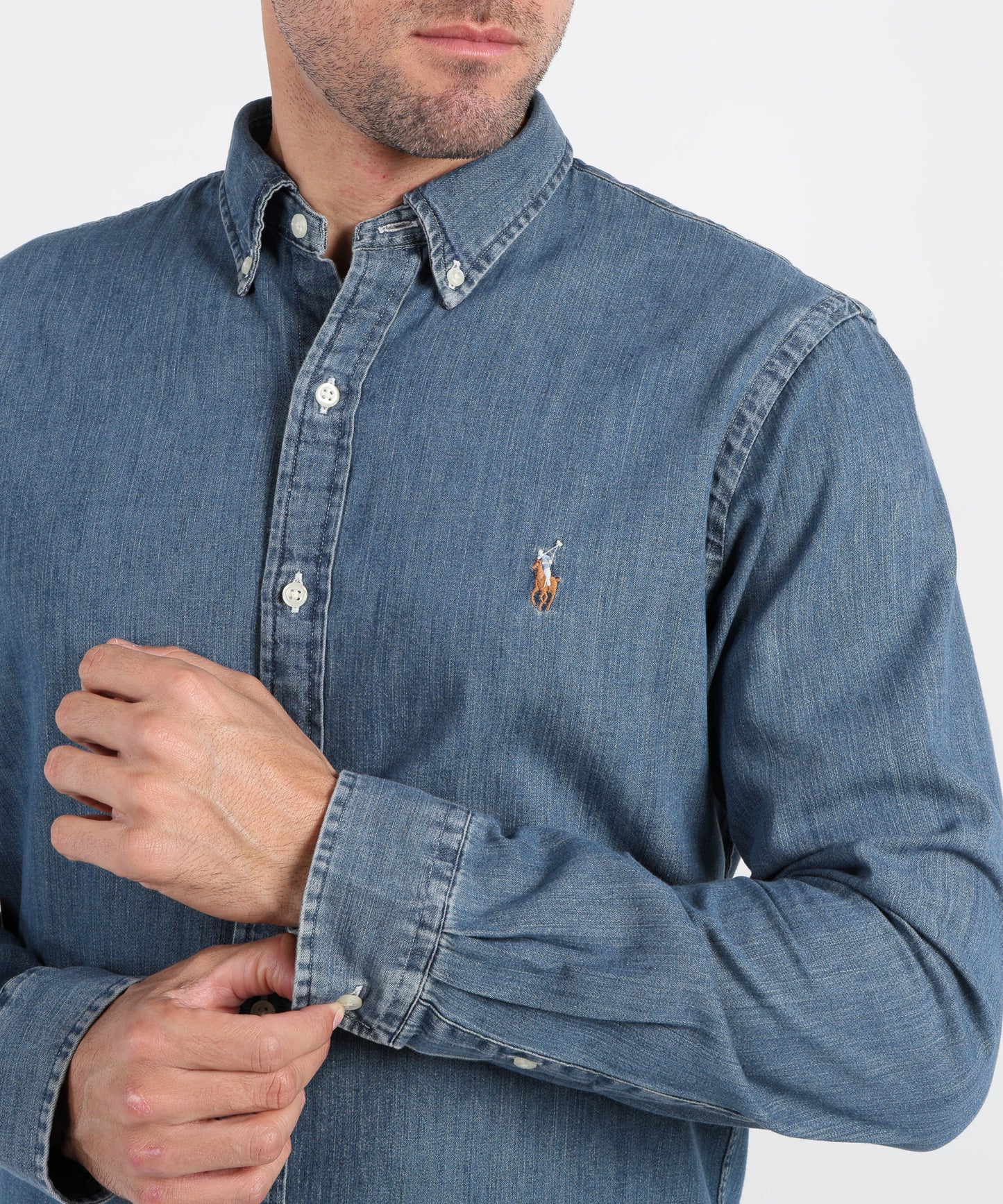 POLO RALPH LAUREN camicia denim