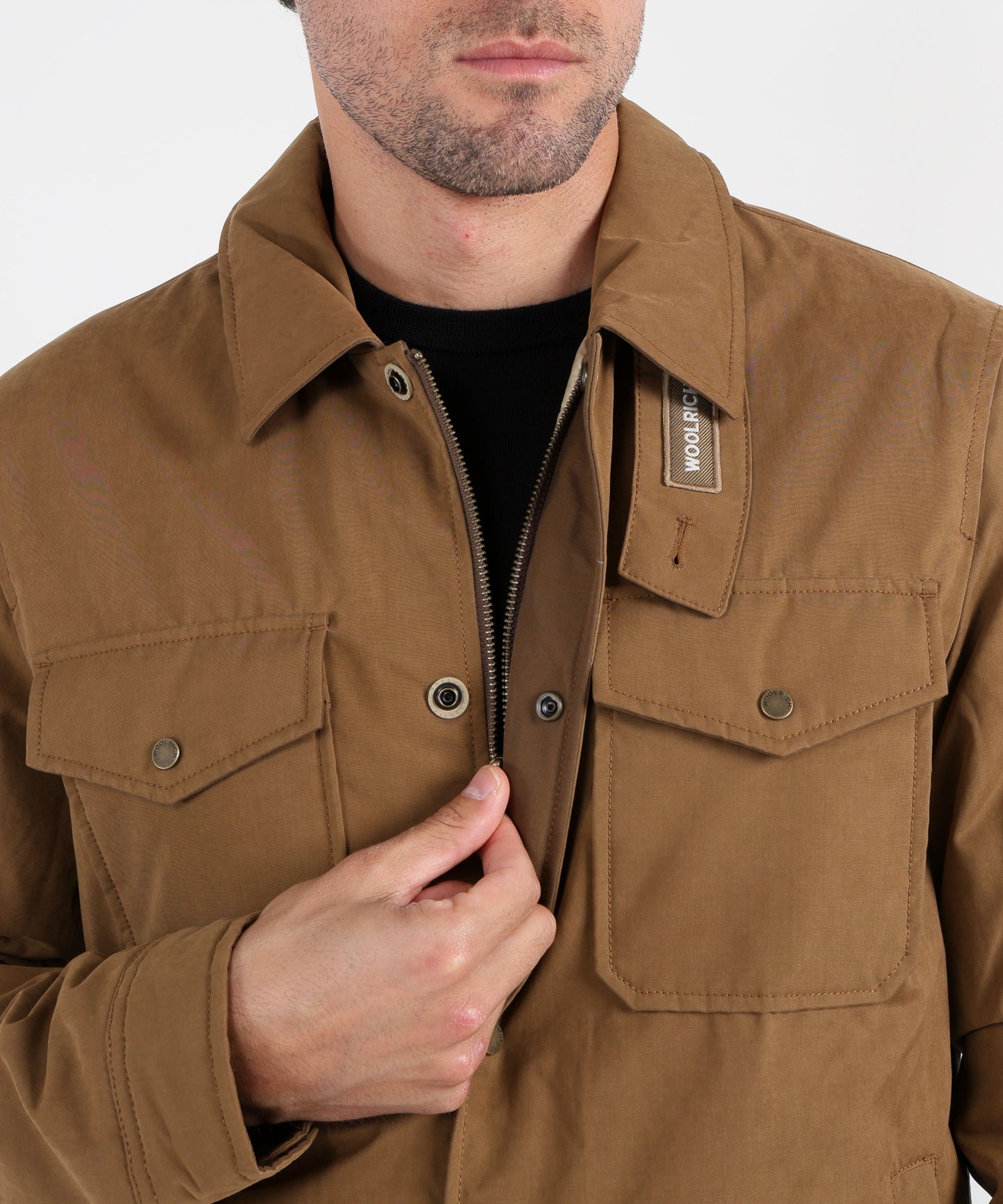 WOOLRICH Giacca a camicia in Mountain Cloth