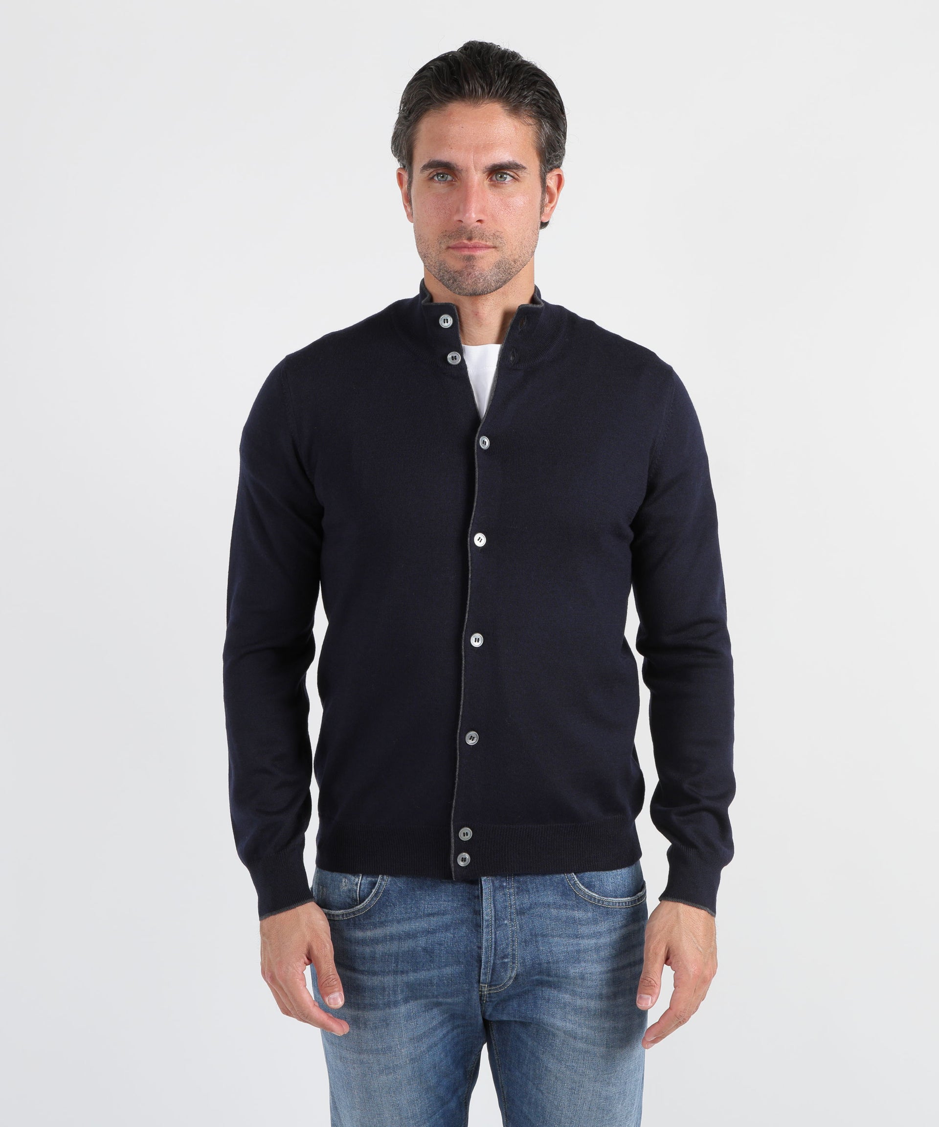GRAN SASSO Cardigan con Bottoni