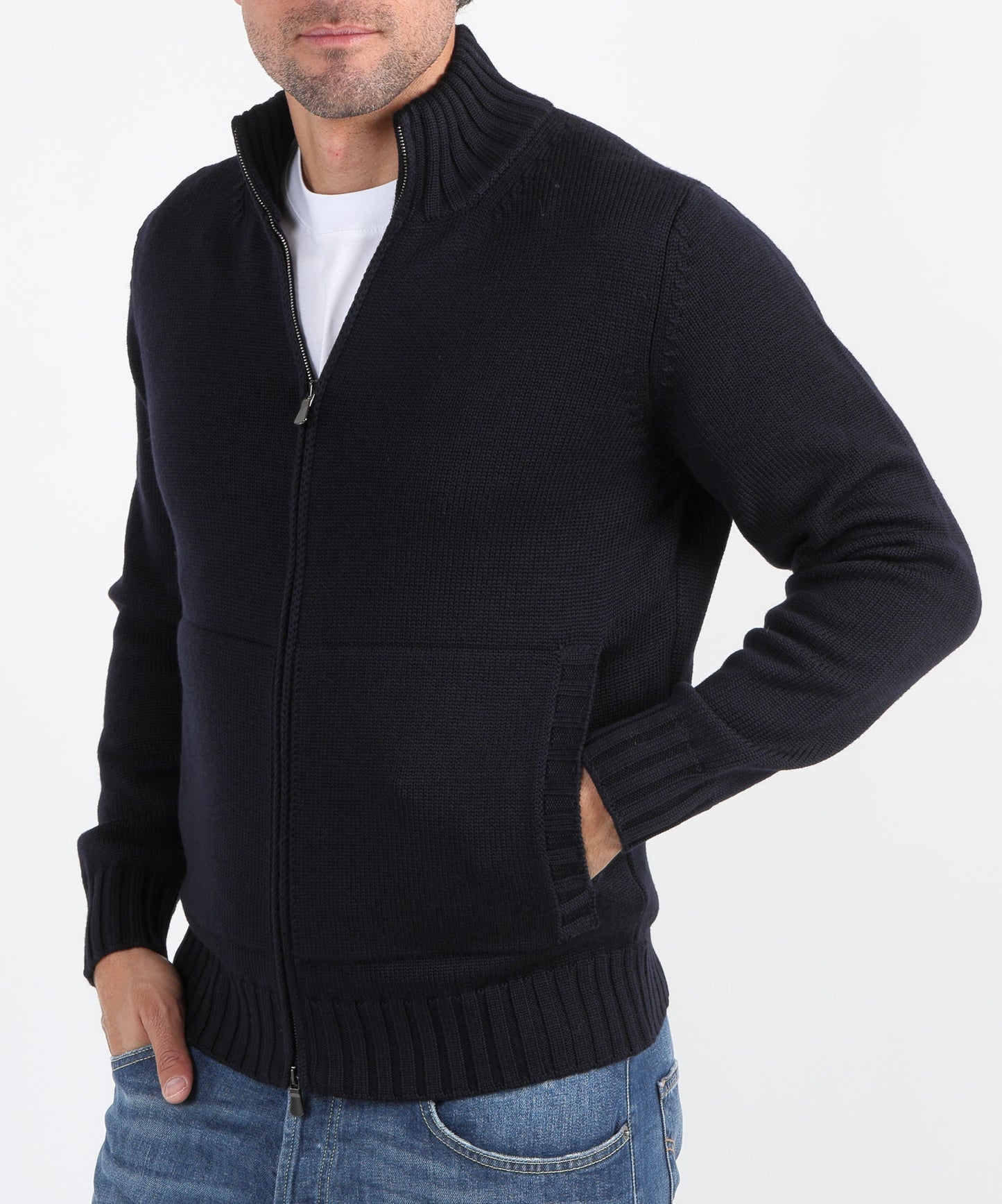 FILIPPO DE LAURENTIIS Maglia full zip