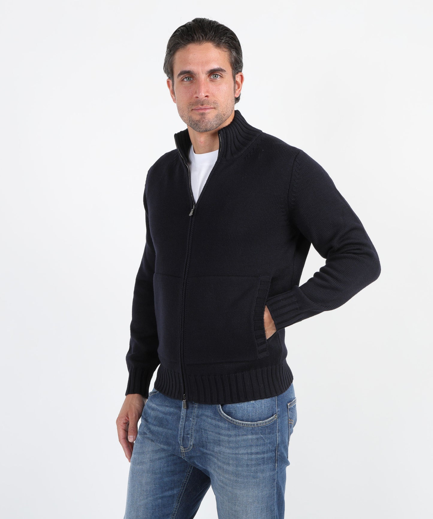 FILIPPO DE LAURENTIIS Maglia full zip