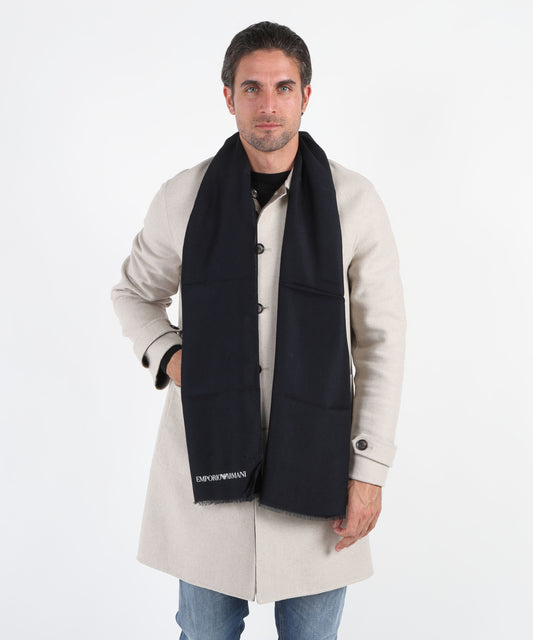 EMPORIO ARMANI Sciarpa stampata in misto viscosa-modal