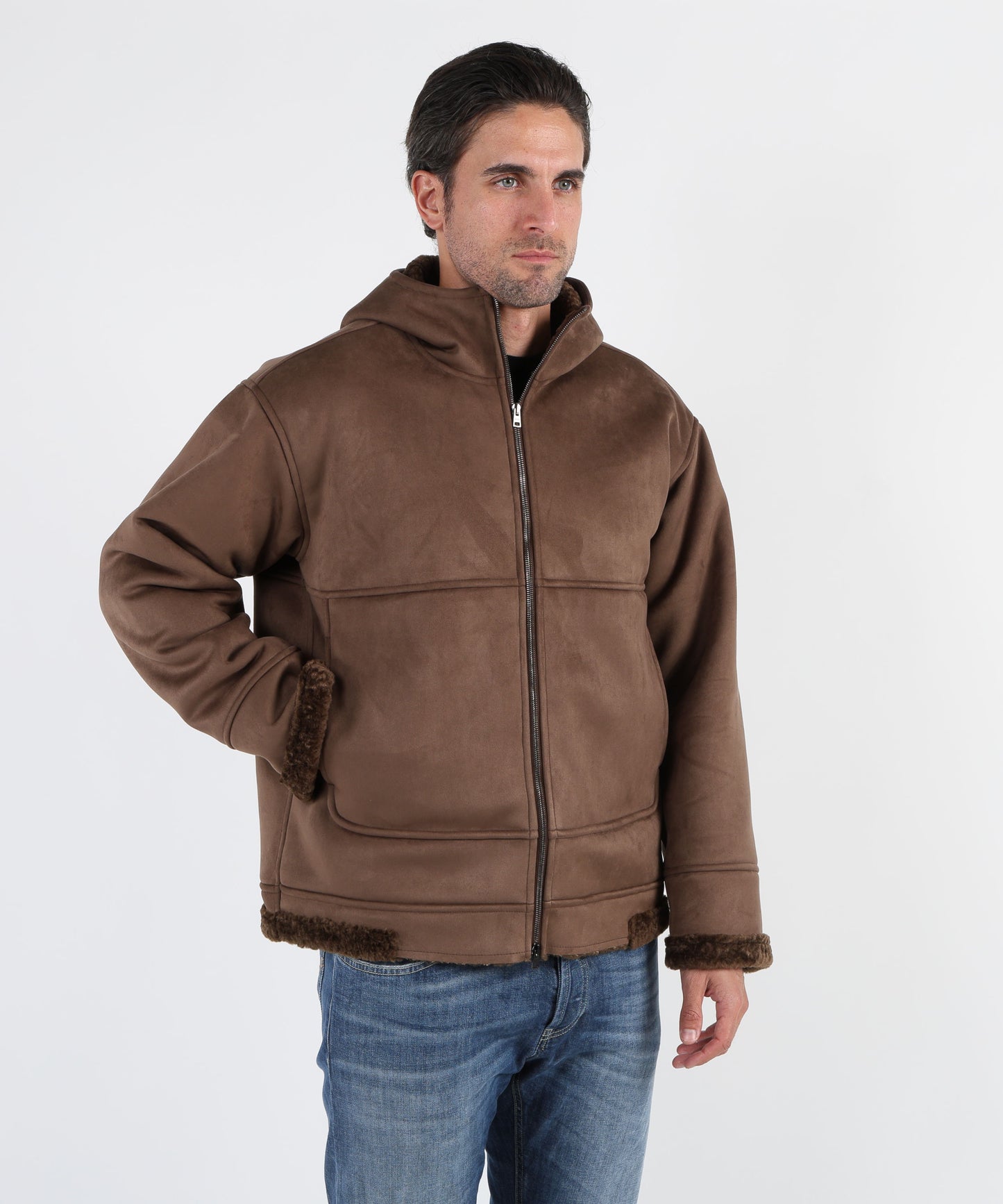 HERNO Zip-up jacket with hood