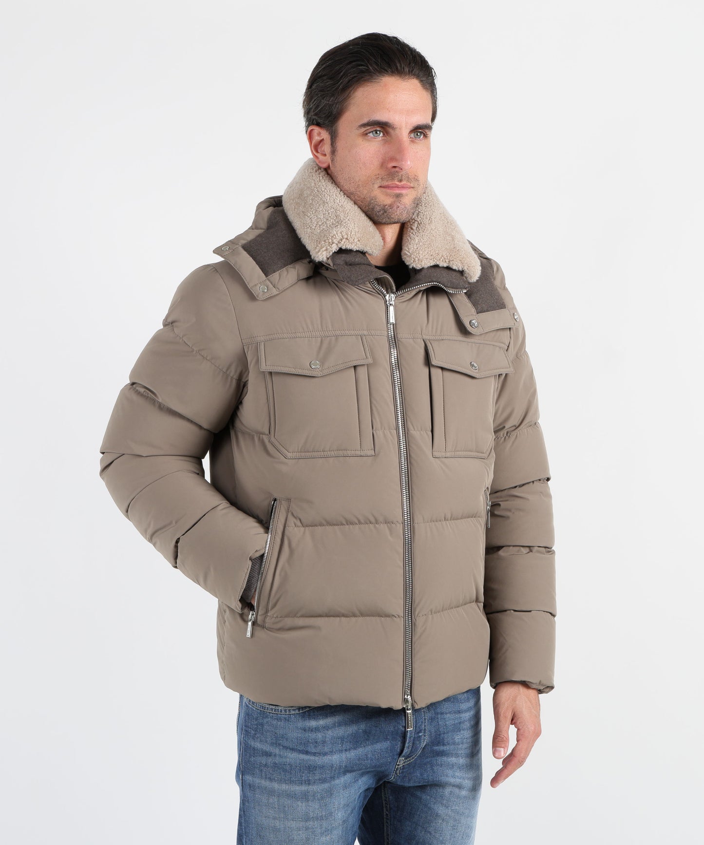 MOORER Piumino imbottito Alarick