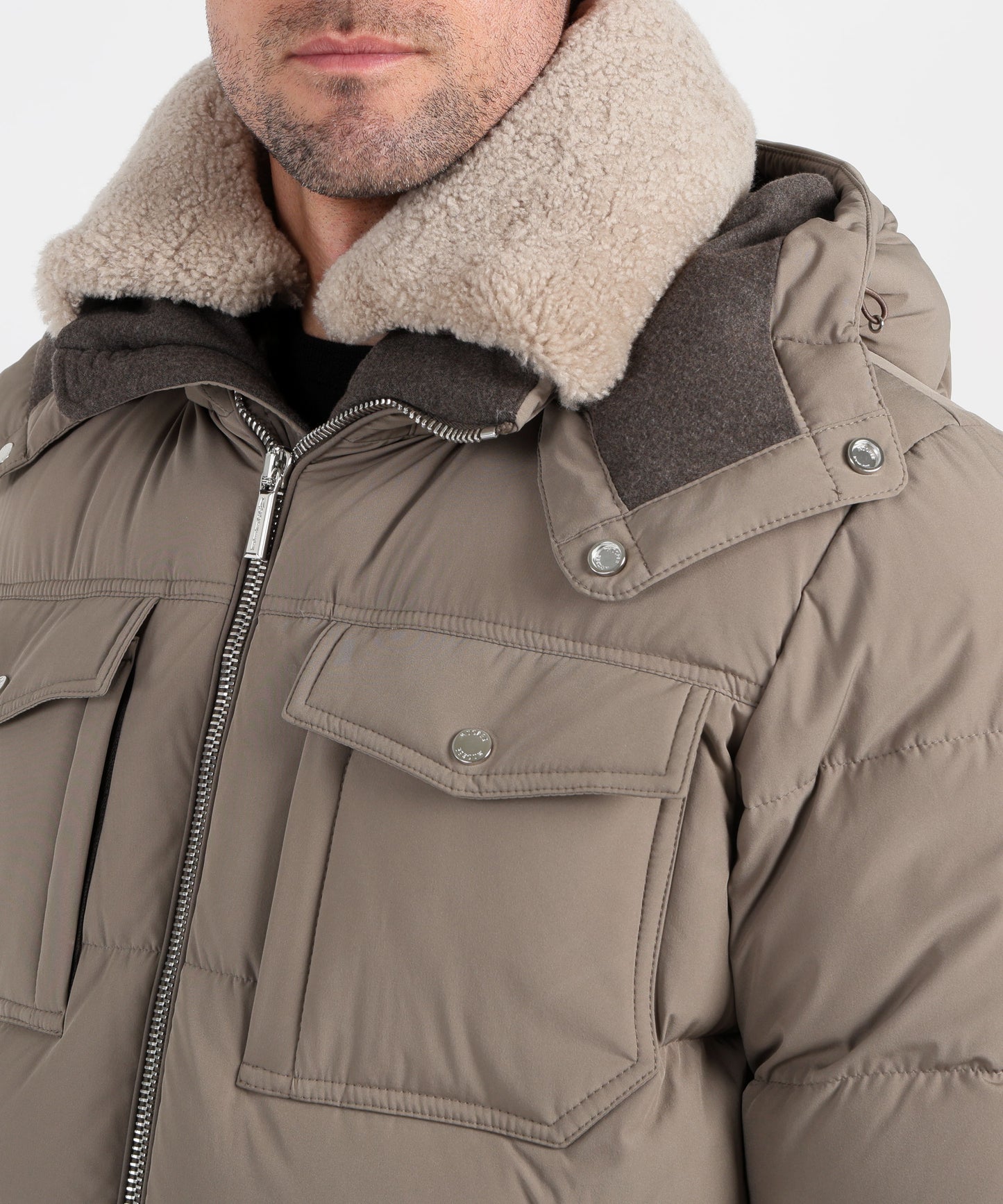 MOORER Piumino imbottito Alarick