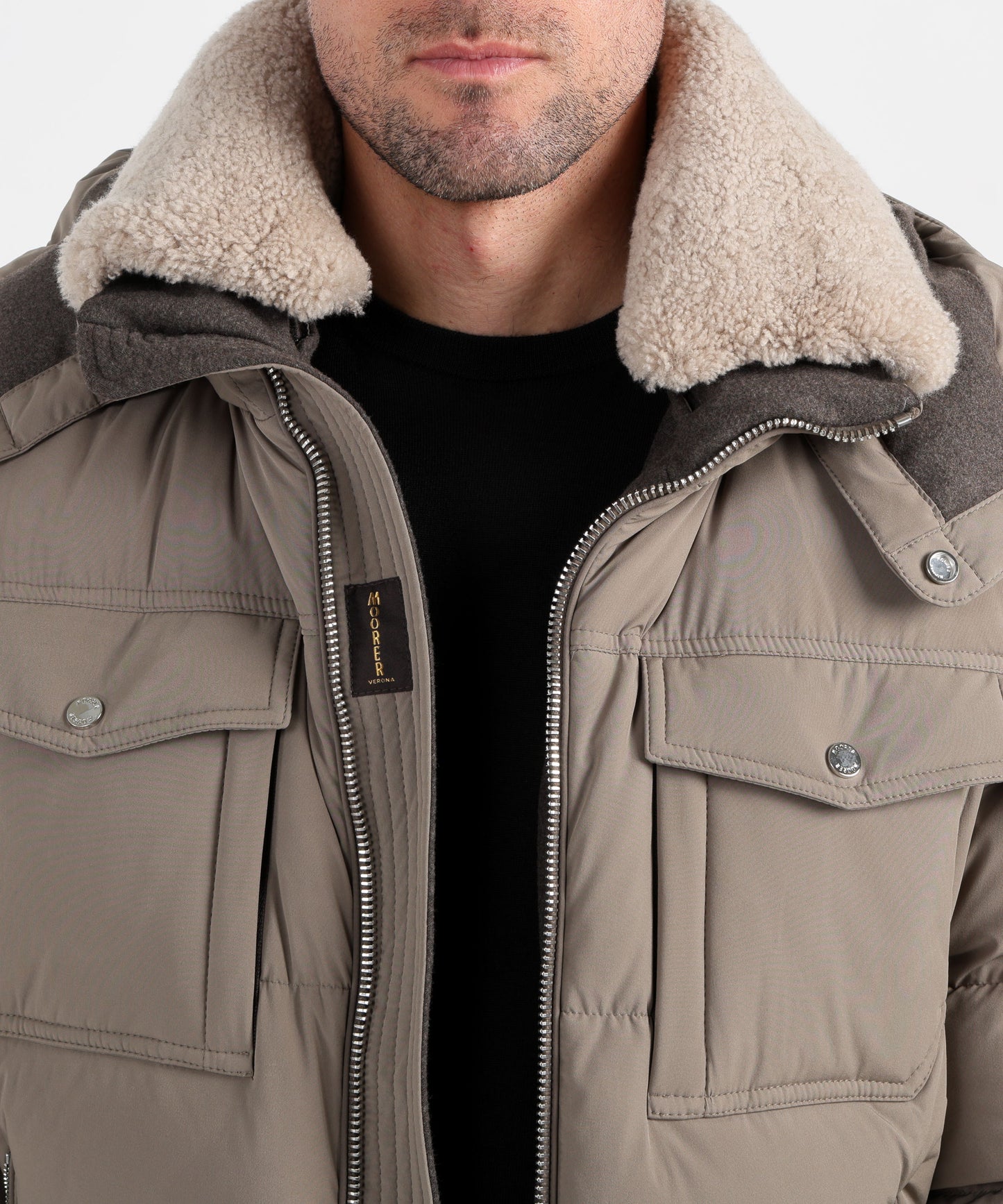 MOORER Piumino imbottito Alarick