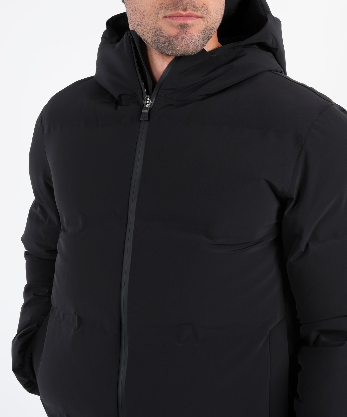 HERNO Down jacket with hood ‘NEW IMPACT’