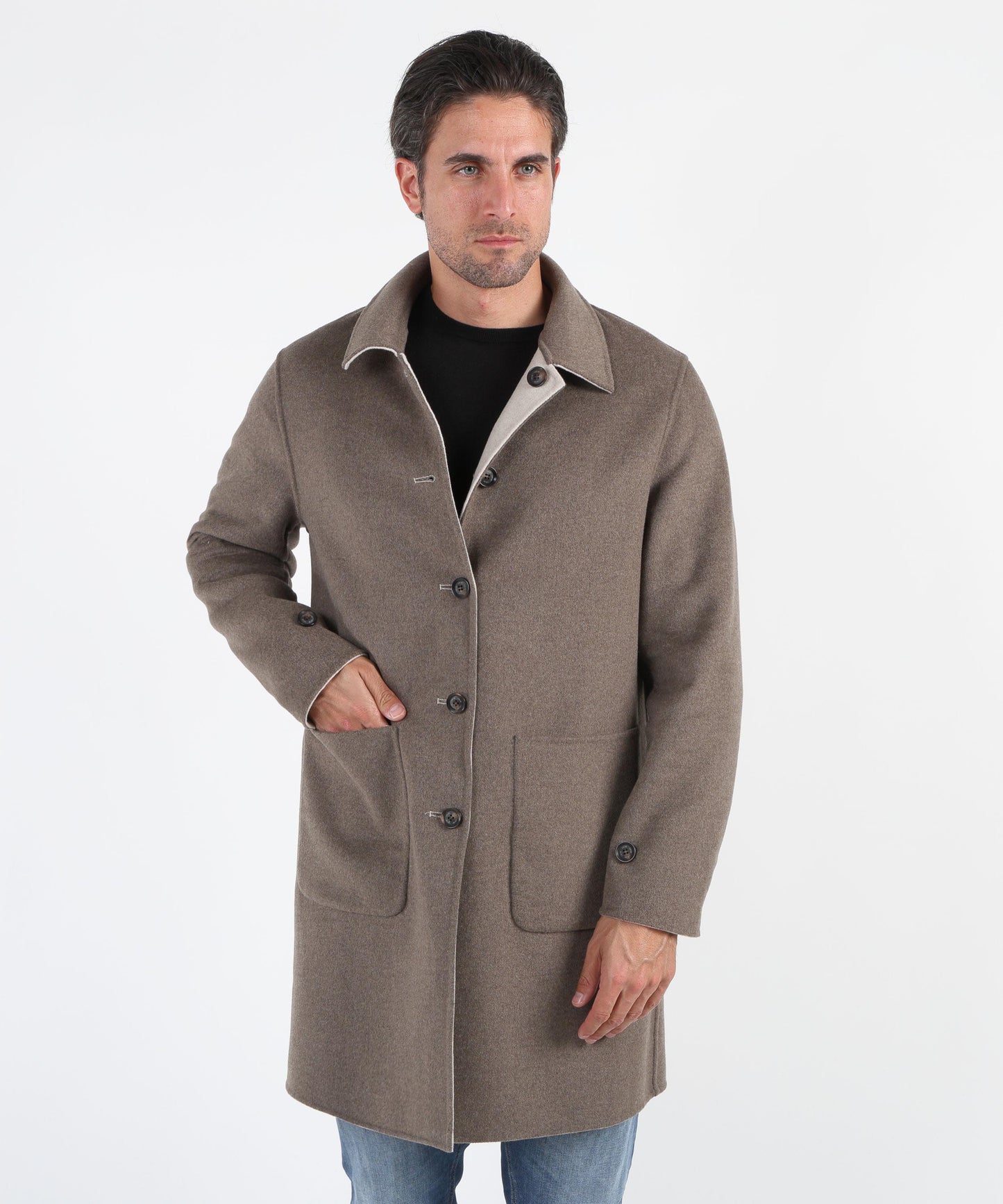 LIUJO Reversible wool coat