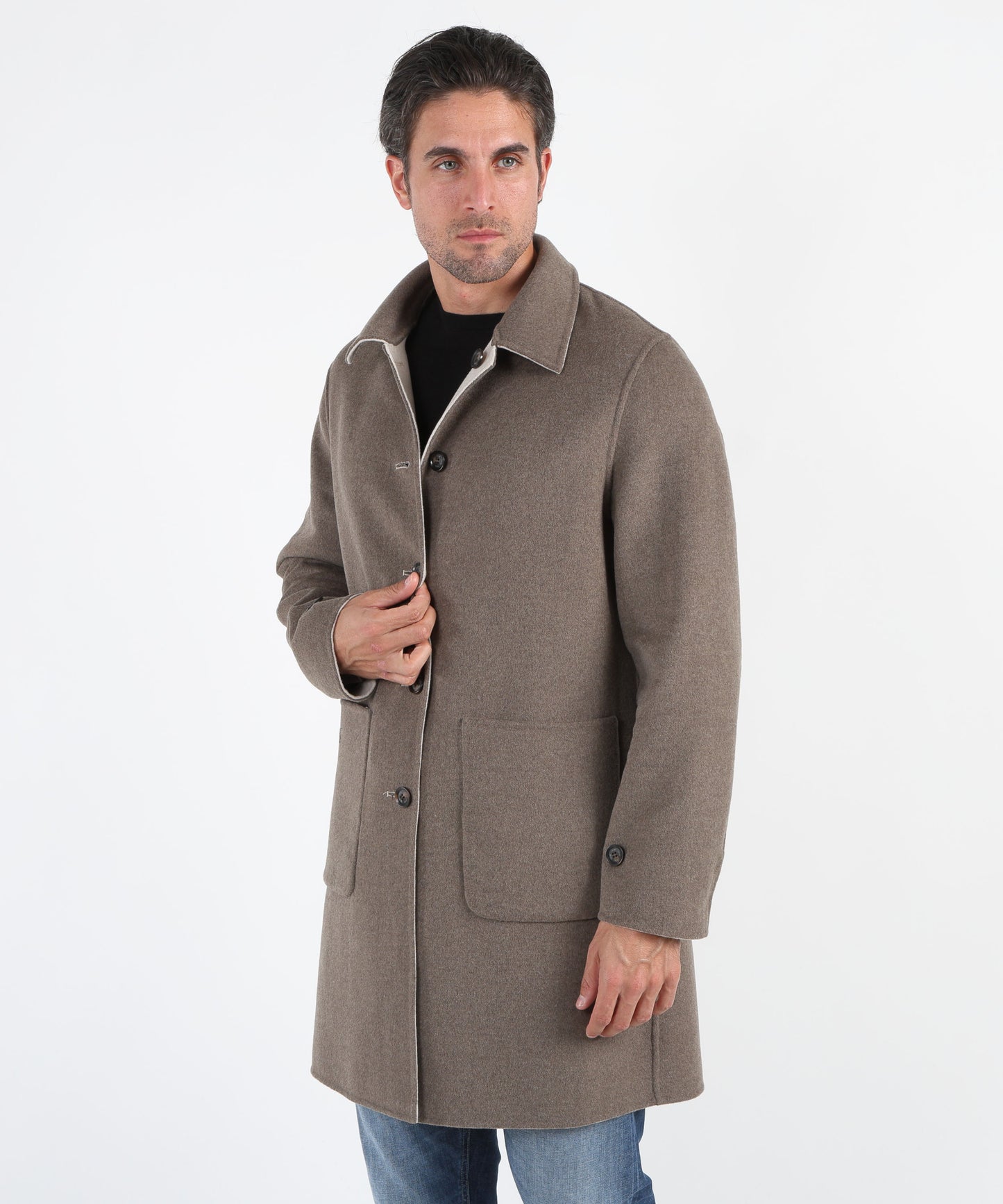 LIUJO Reversible wool coat