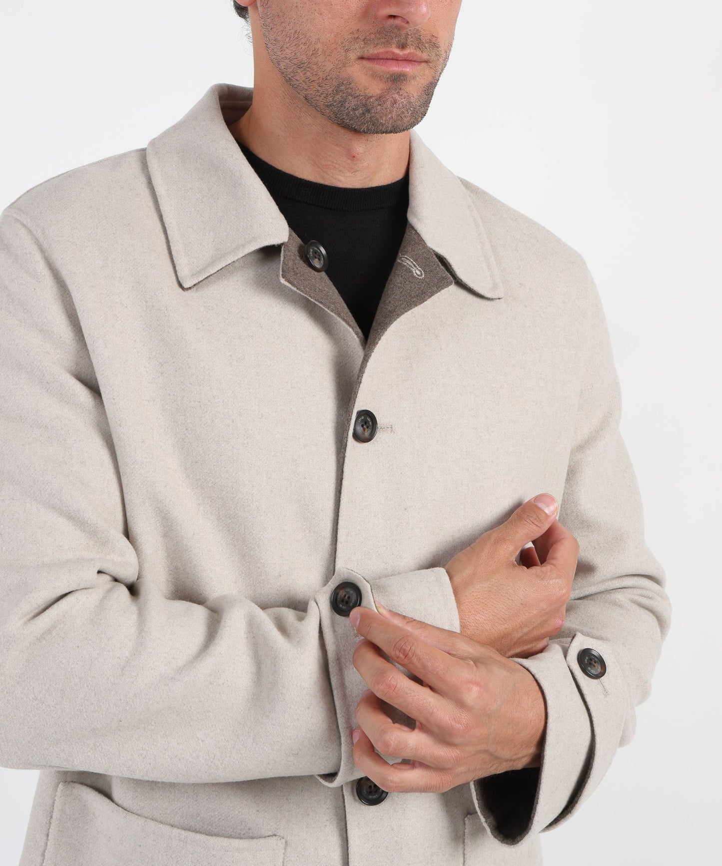 LIUJO Reversible wool coat