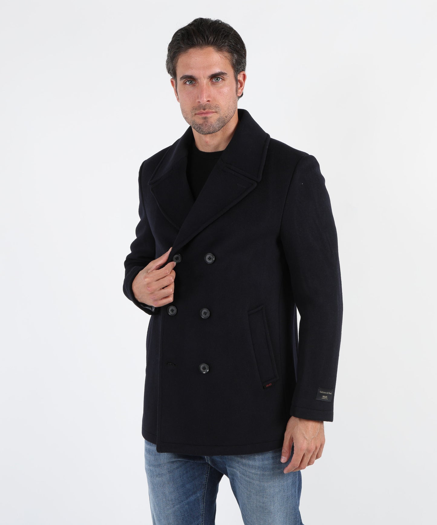 LIUJO wool and cashmere peacoat