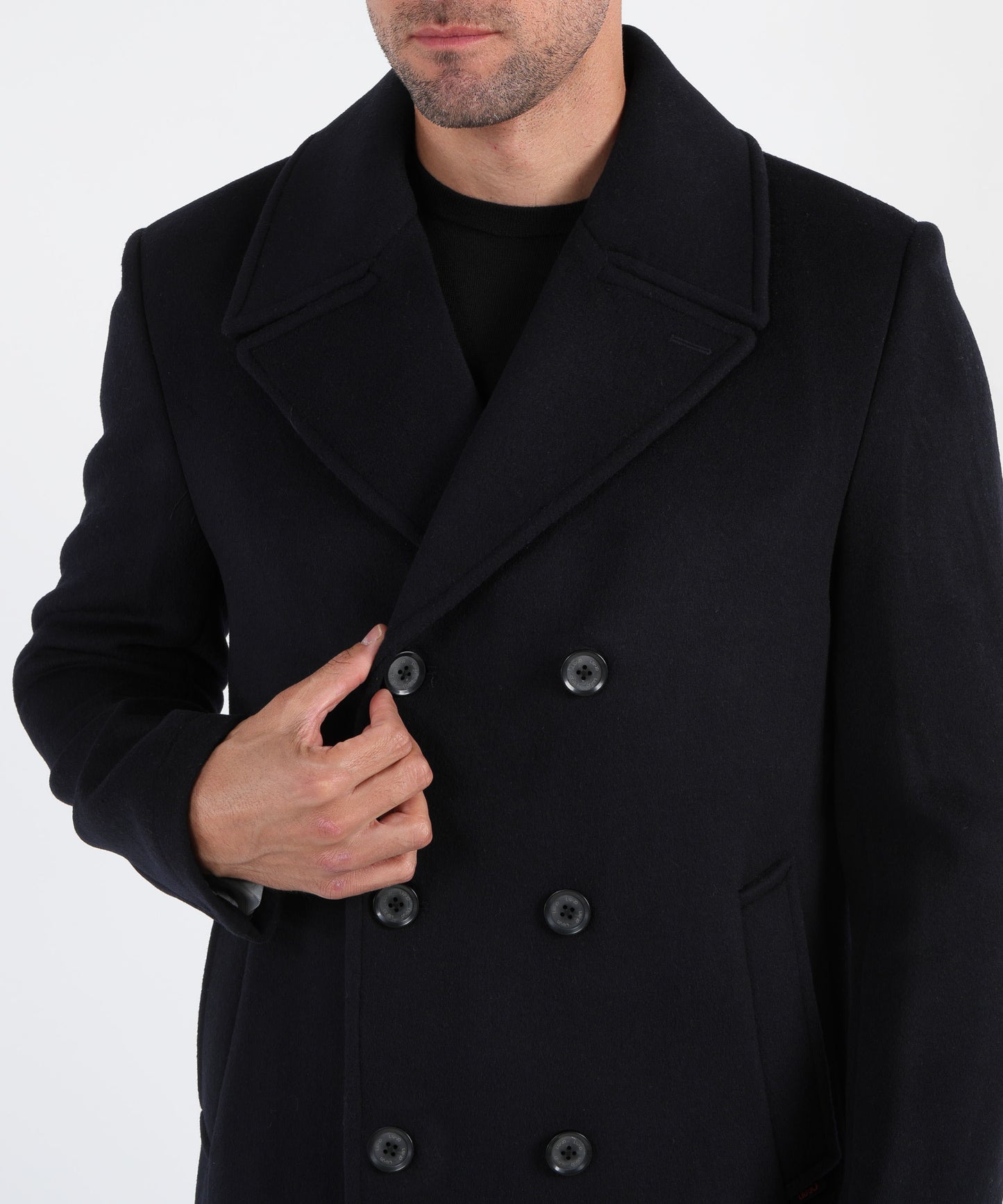 LIUJO wool and cashmere peacoat