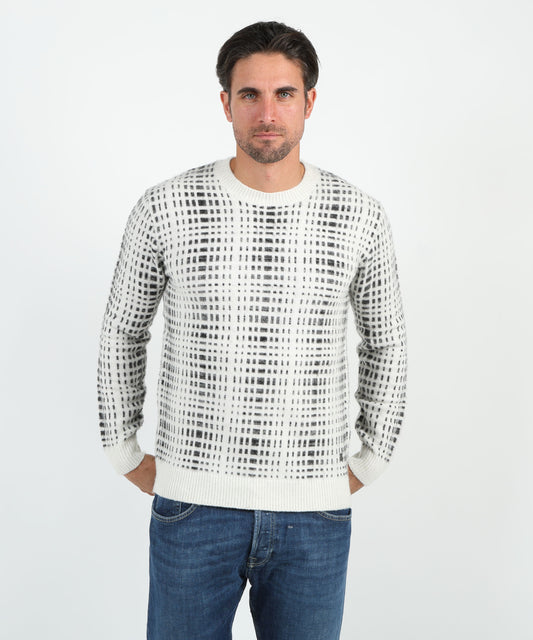 LIUJO Maglia in lana check