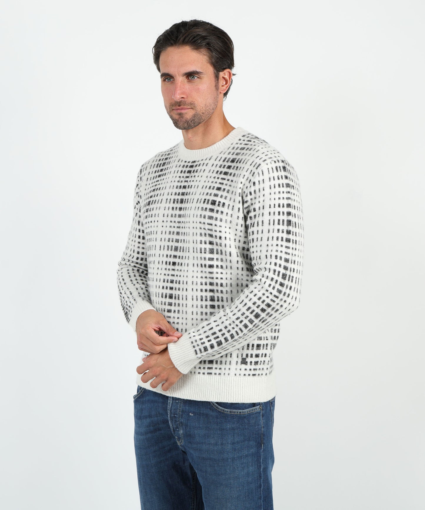 LIUJO Maglia in lana check