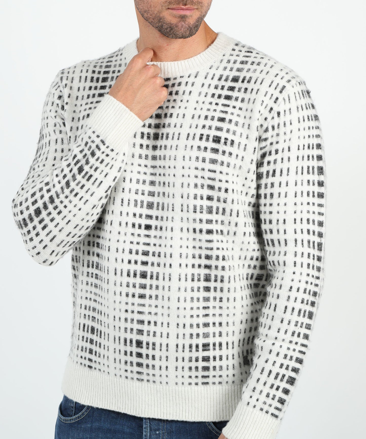 LIUJO Maglia in lana check