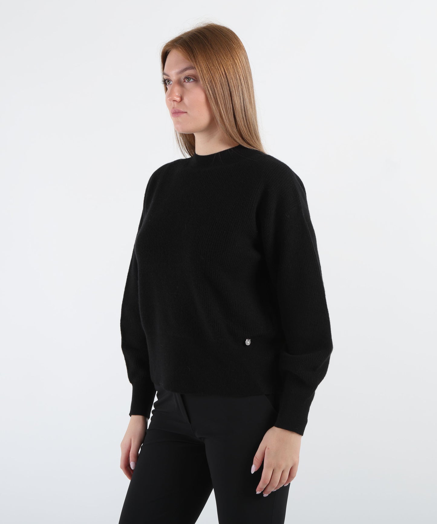 LIUJO BLACK Maglia in lana e cashmere