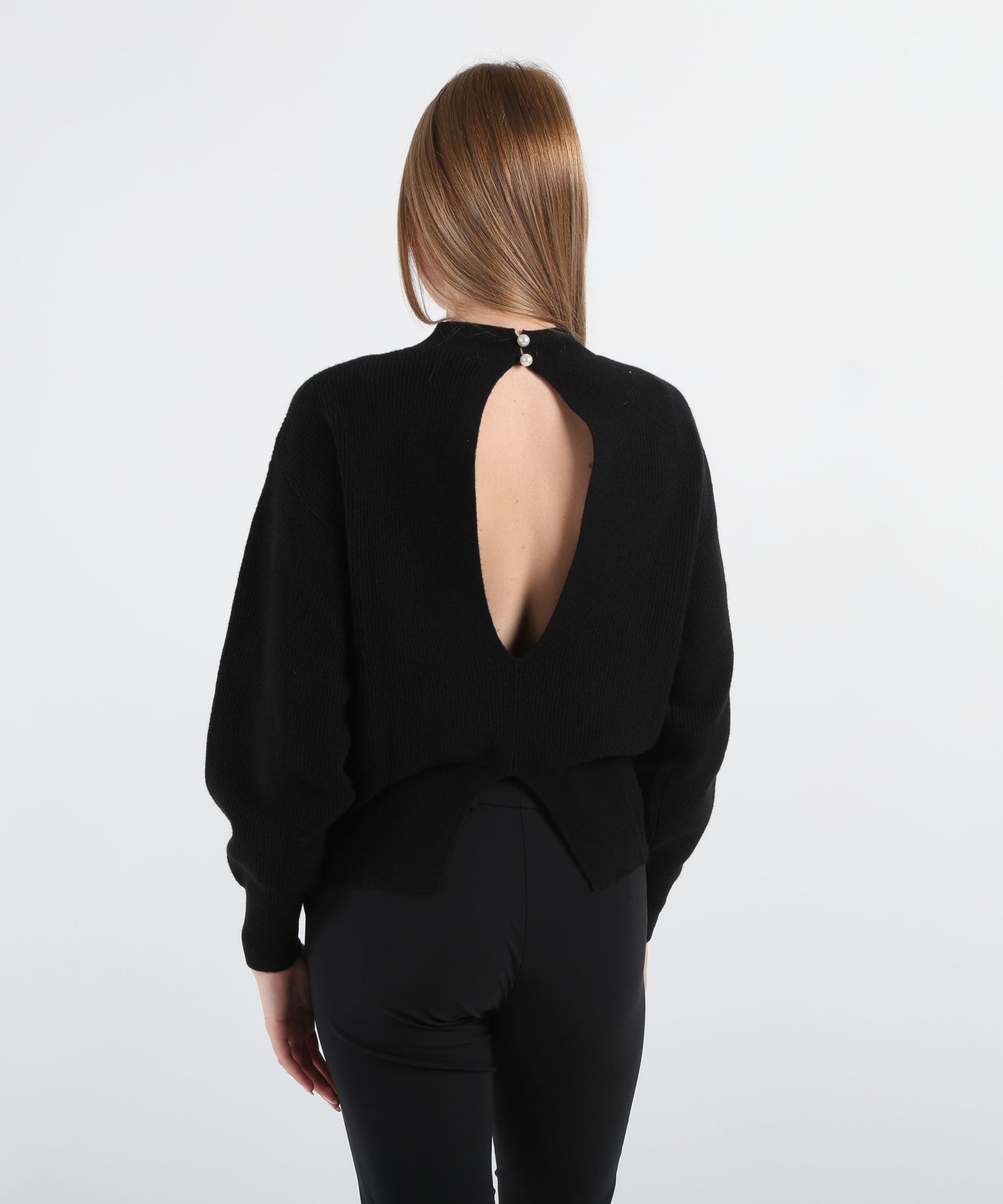 LIUJO BLACK Maglia in lana e cashmere