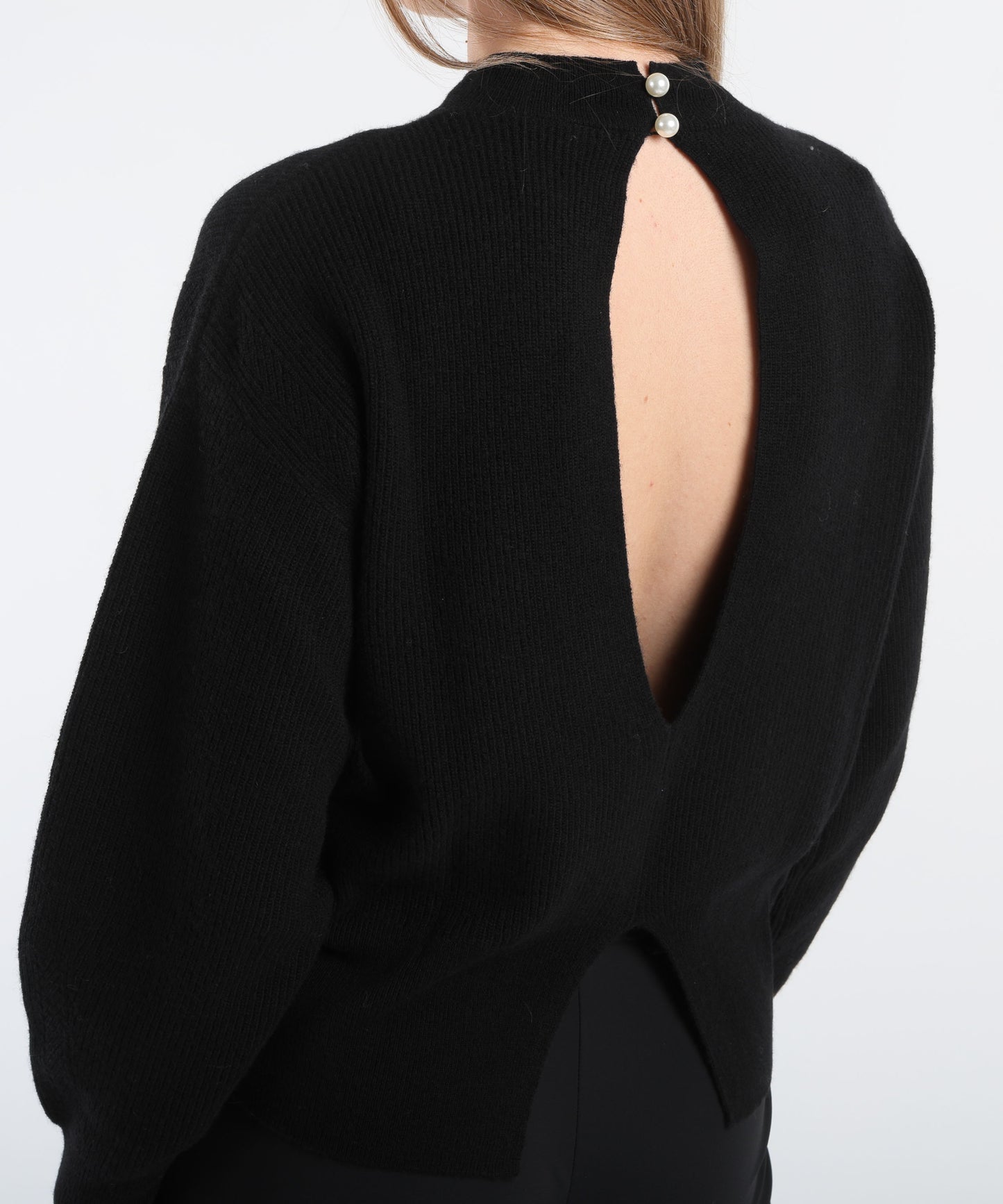 LIUJO BLACK Maglia in lana e cashmere