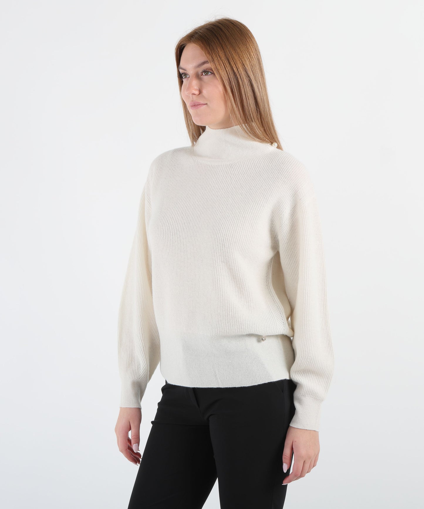 LIUJO BLACK Maglione in lana e cashmere