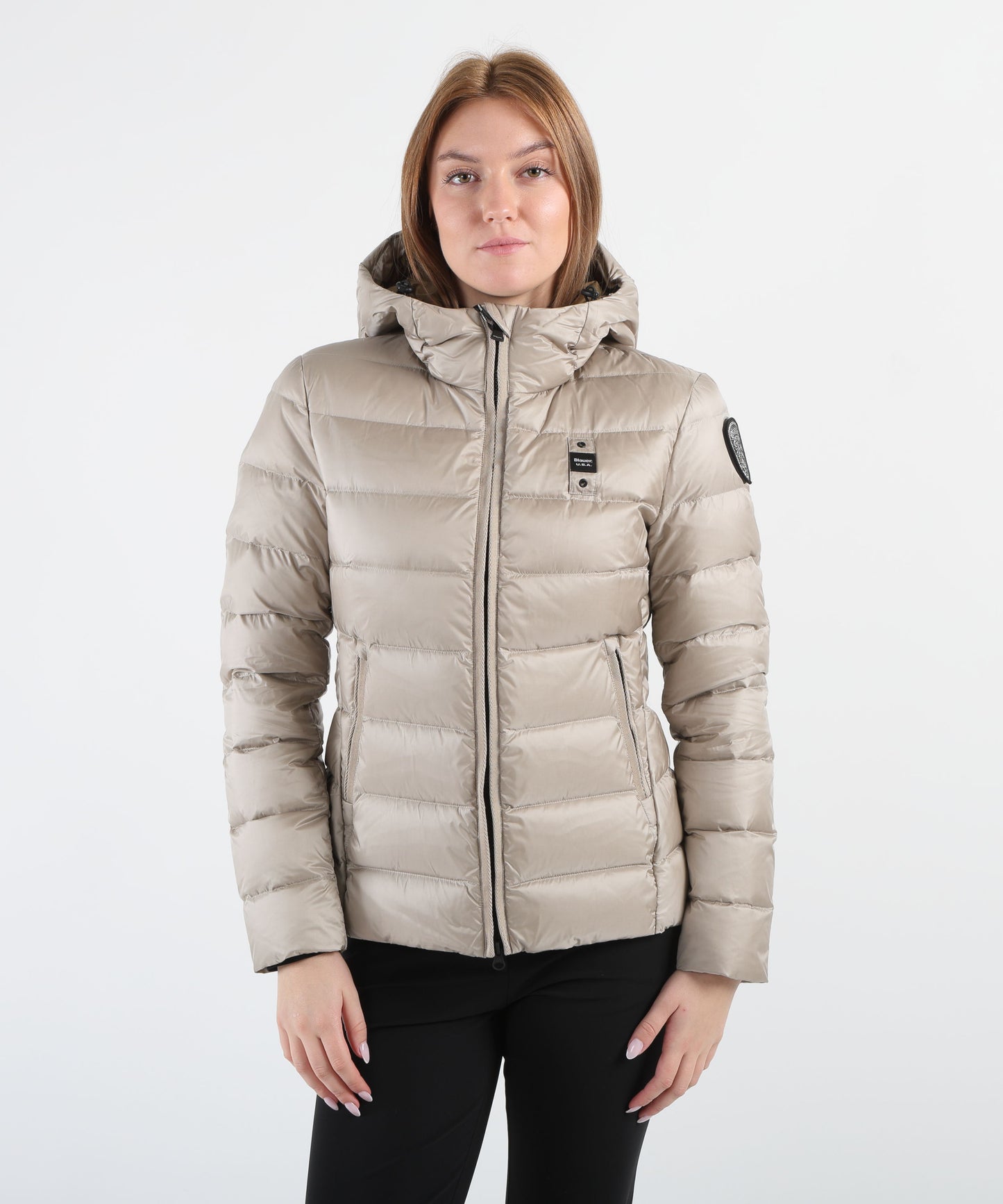 BLAUER Piumino Trapuntato a Righe Orizzontali