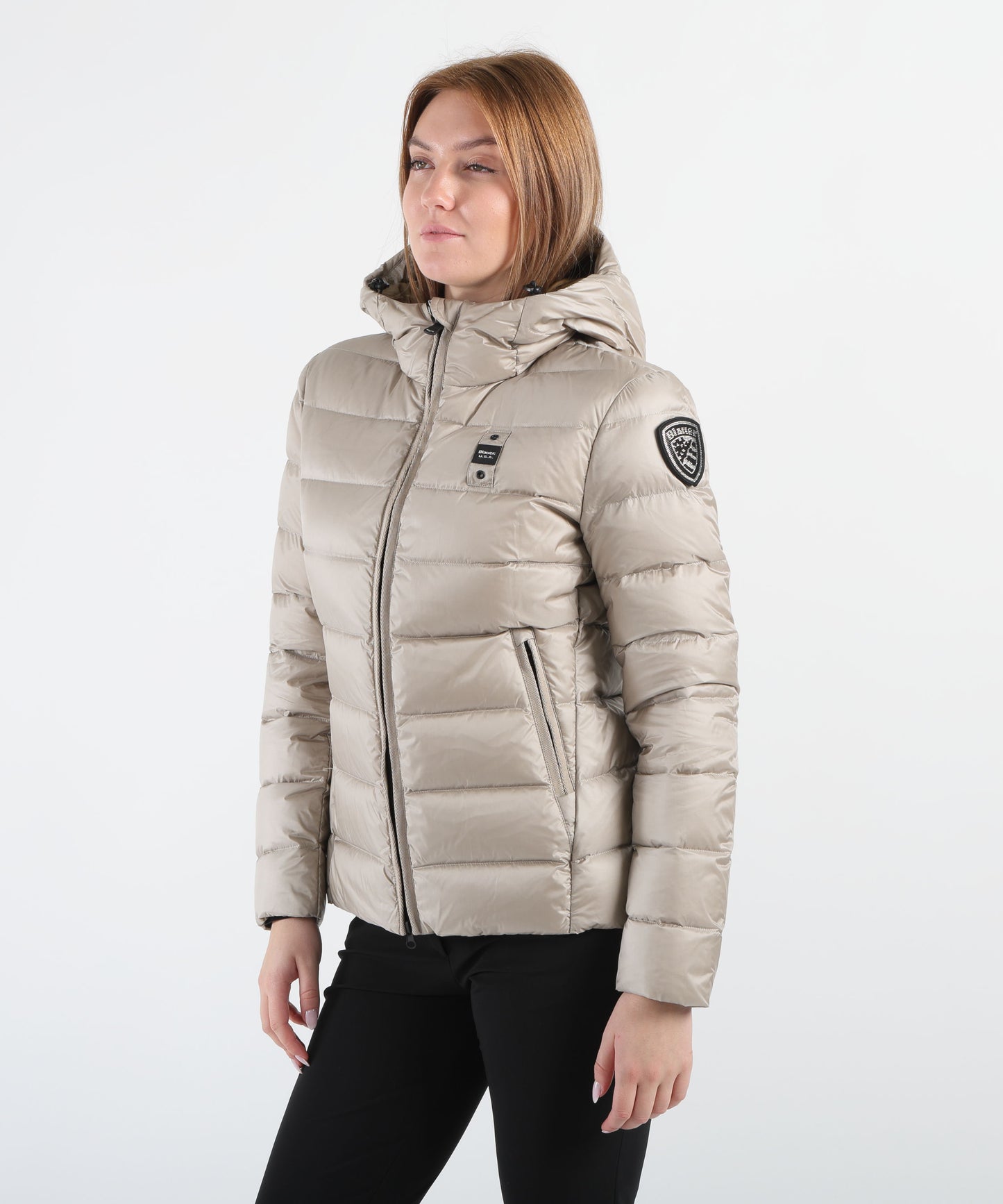 BLAUER Piumino Trapuntato a Righe Orizzontali