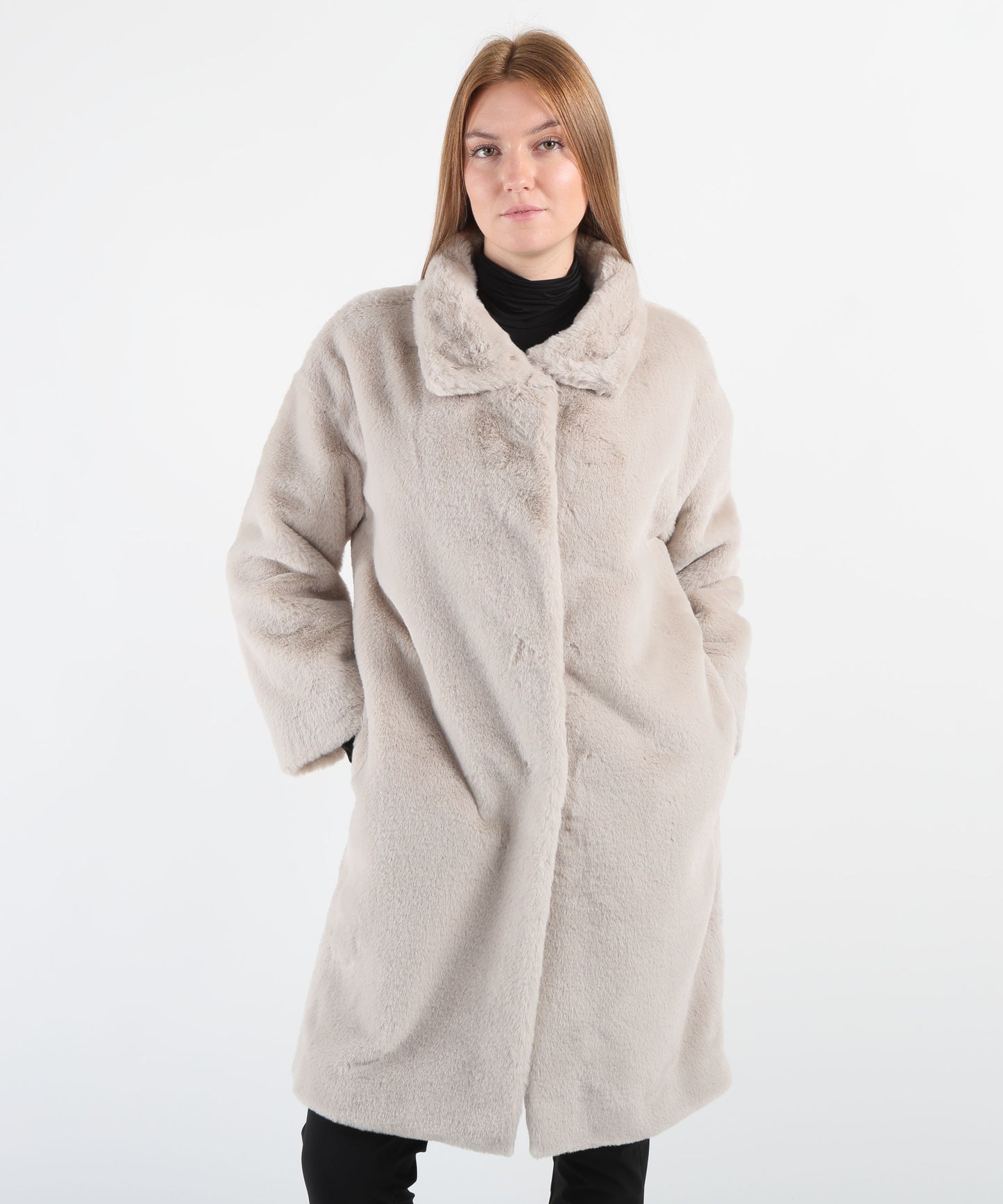 HERNO faux fur coat