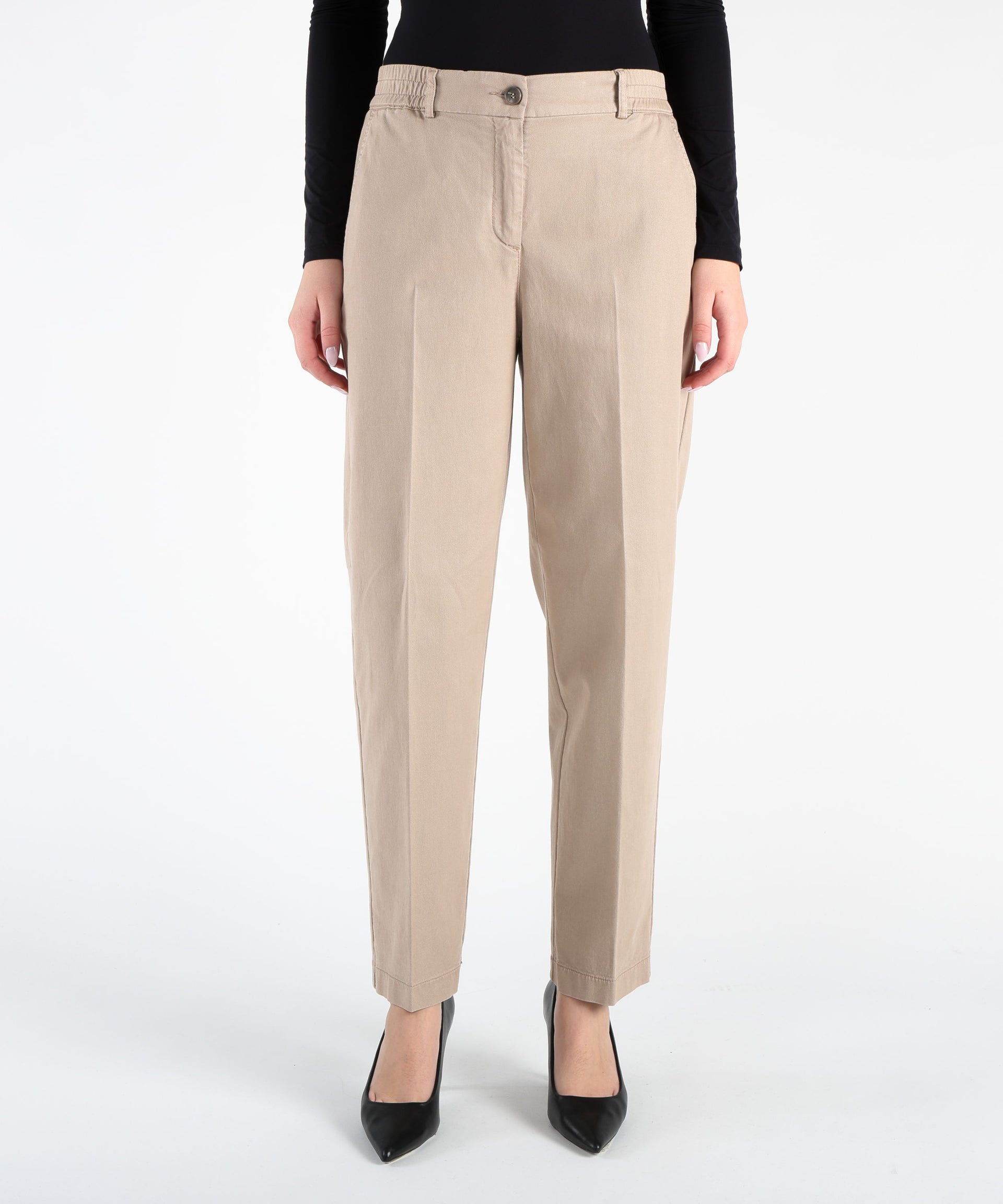 SEVENTY Pantaloni con vita elasticizzata