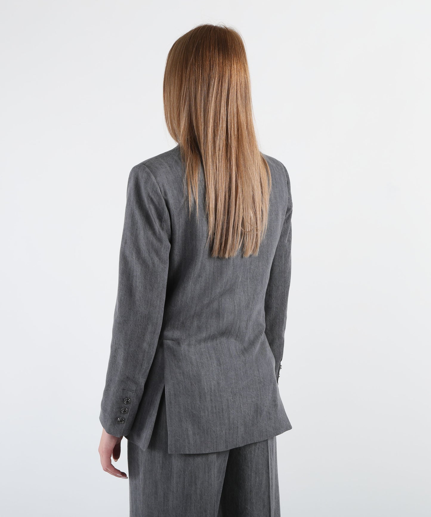 LIUJO denim Blazer in denim grigio