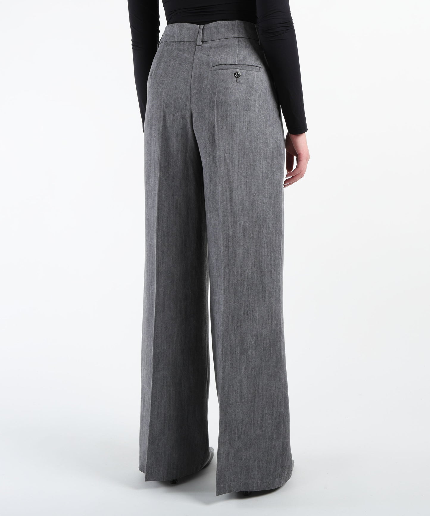 LIUJO denim Flared jeans grigio