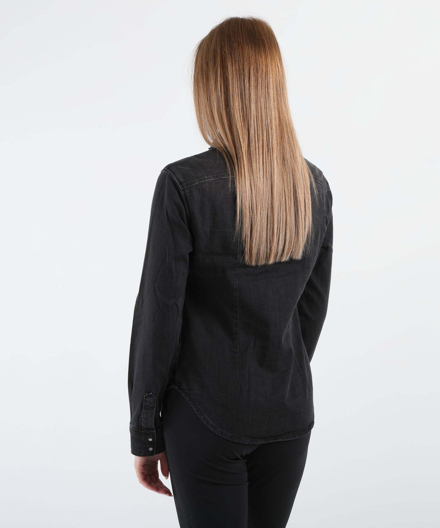 LIUJO denim Camicia in denim con strass