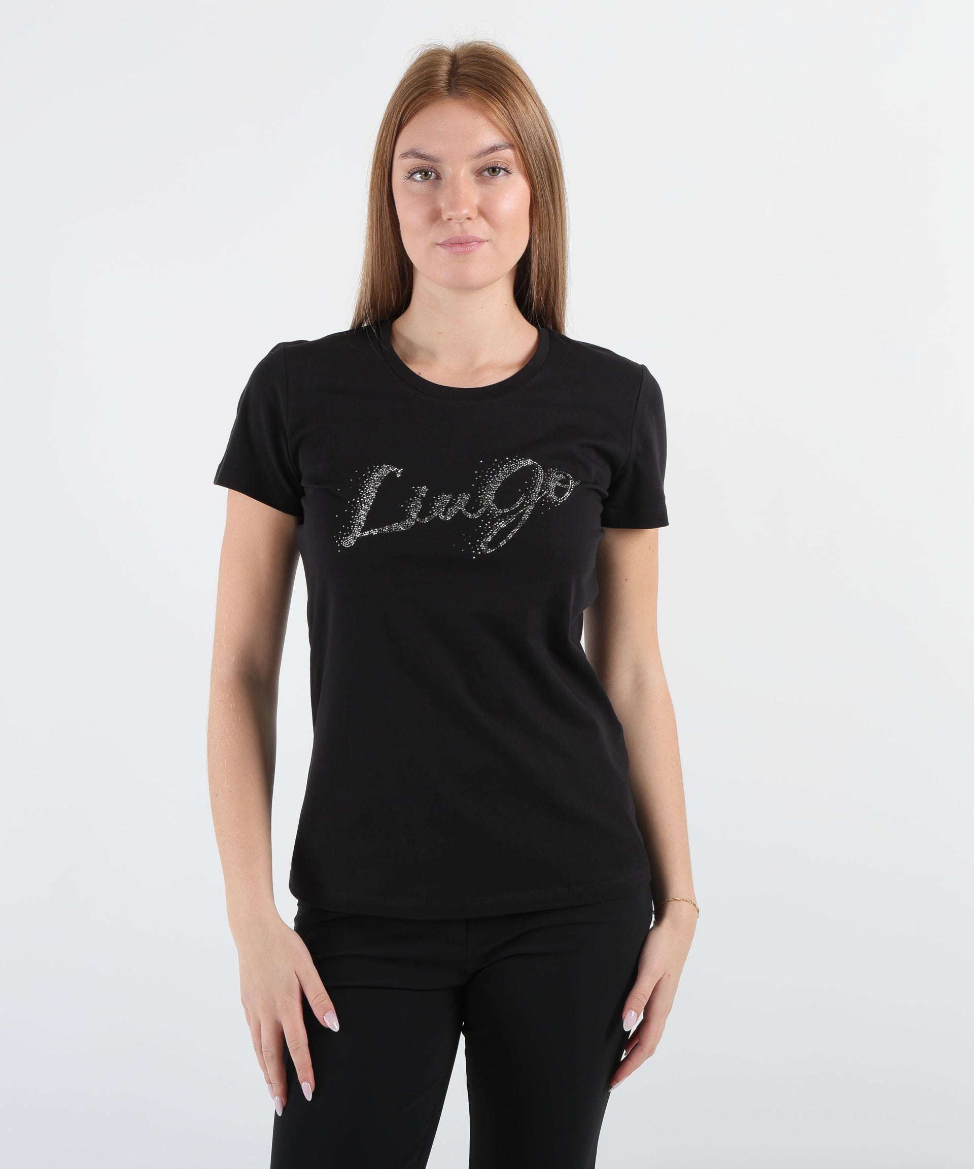 LIUJO denim t-shirt liujo better