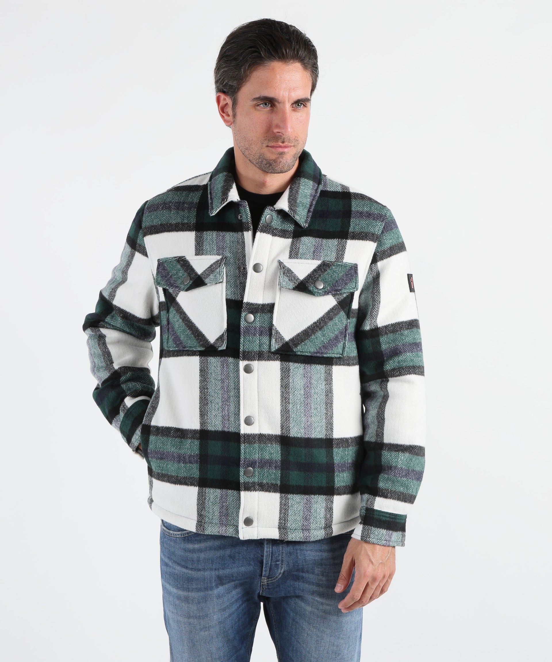 LIUJO Field jacket tartan