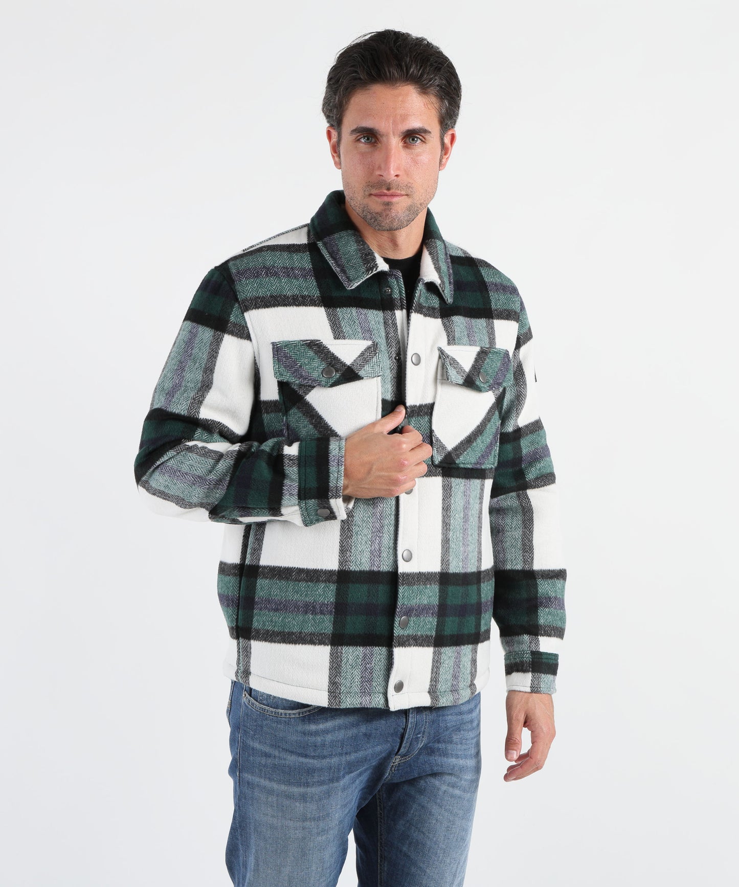 LIUJO Field jacket tartan