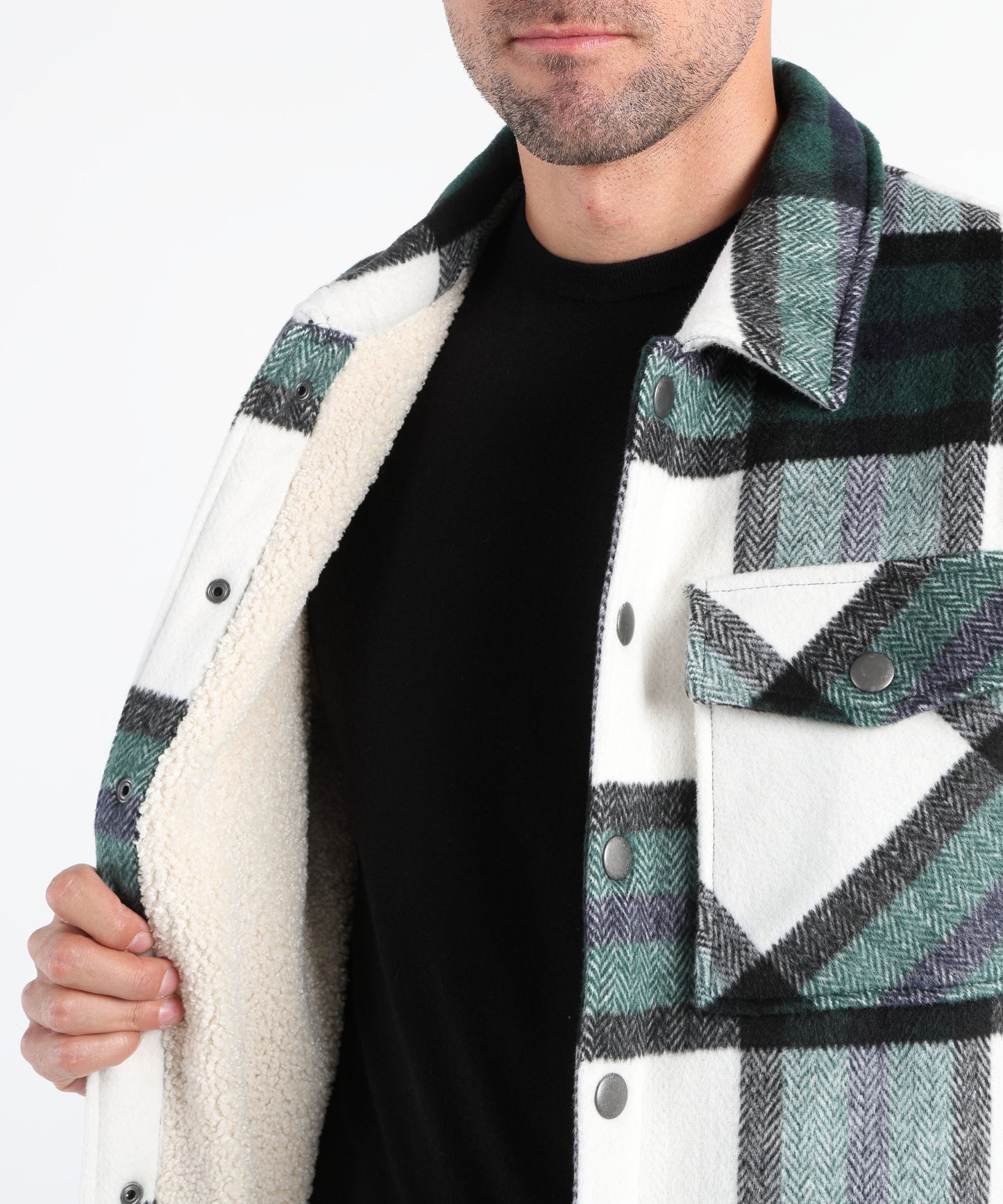 LIUJO Field jacket tartan