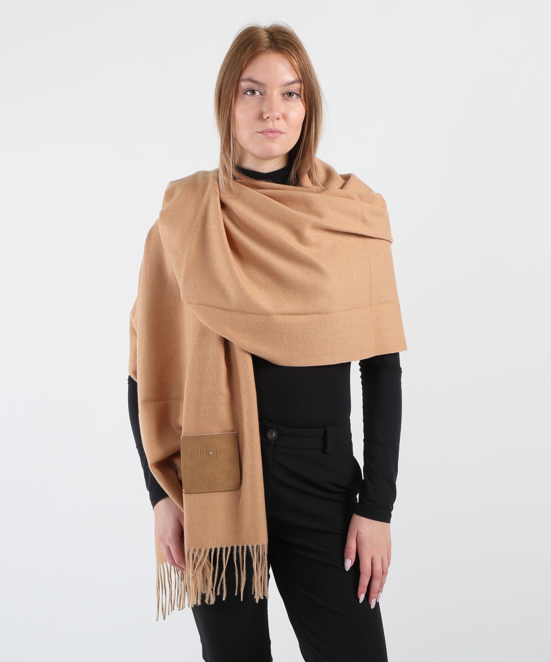 LIUJO SOFT Sciarpa con frange