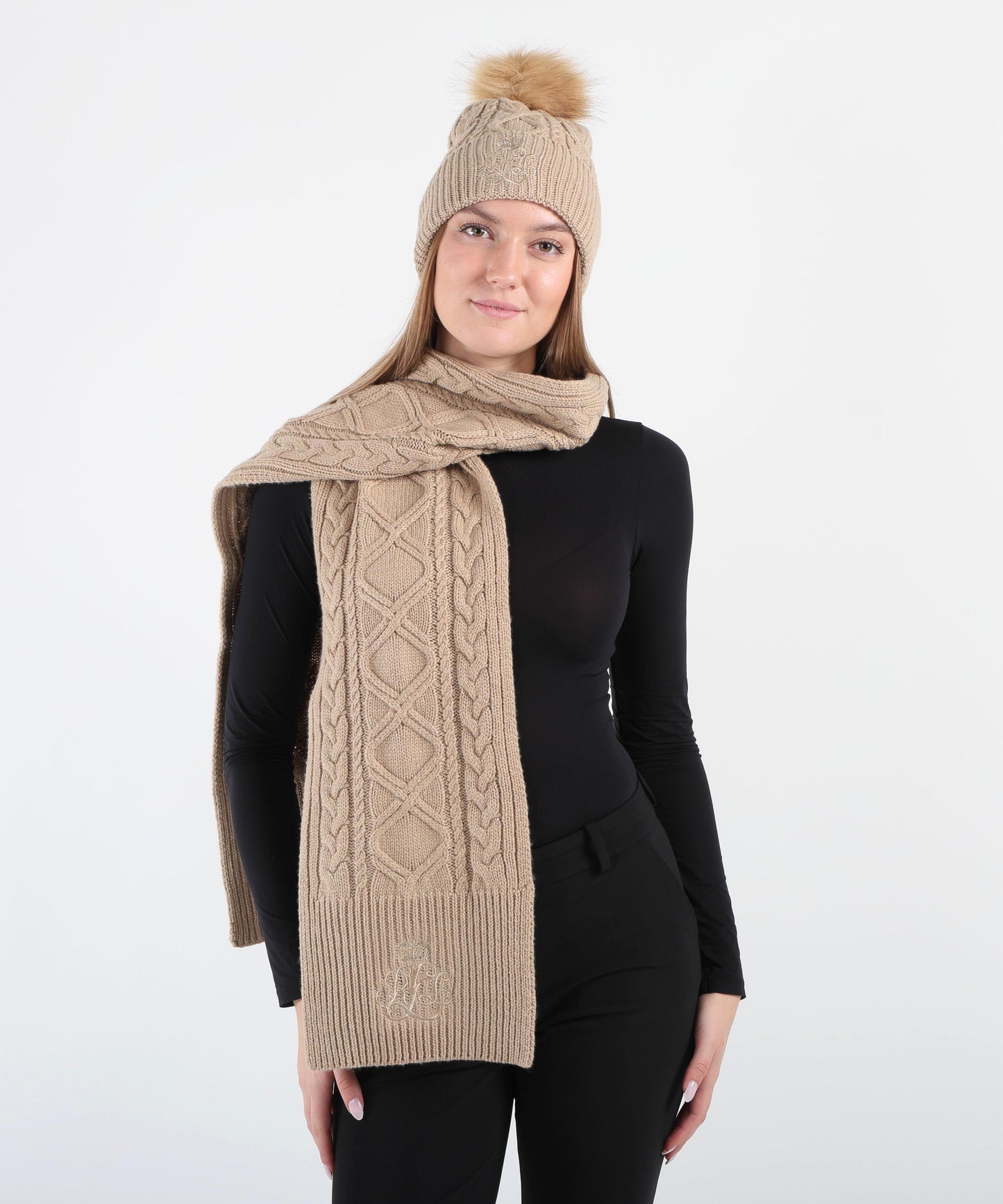 LAUREN RALPH LAUREN Cappello con pompon
