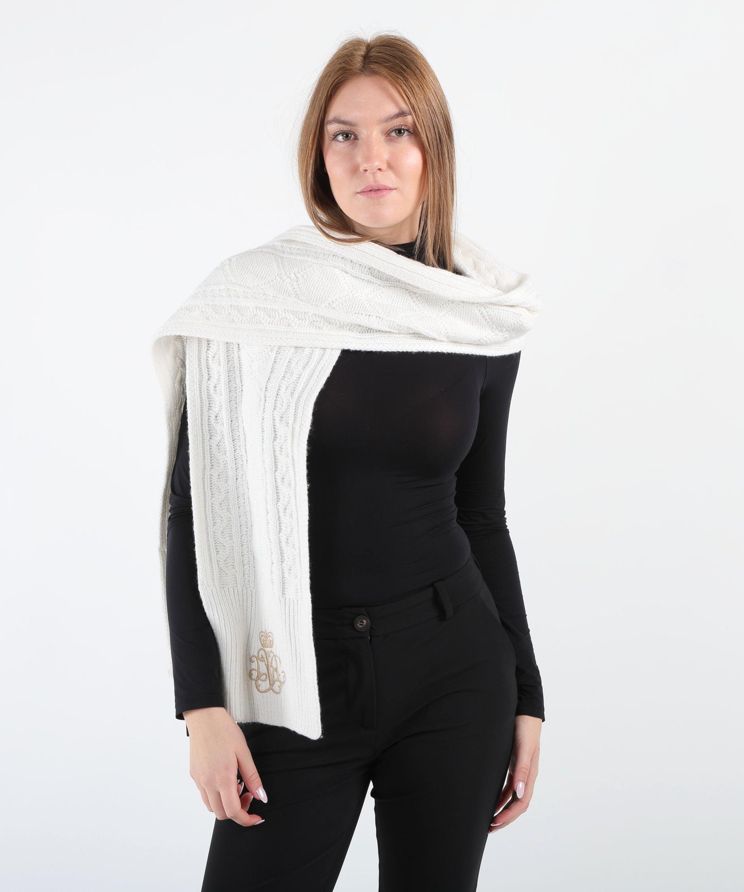 LAUREN RALPH LAUREN Sciarpa con logo