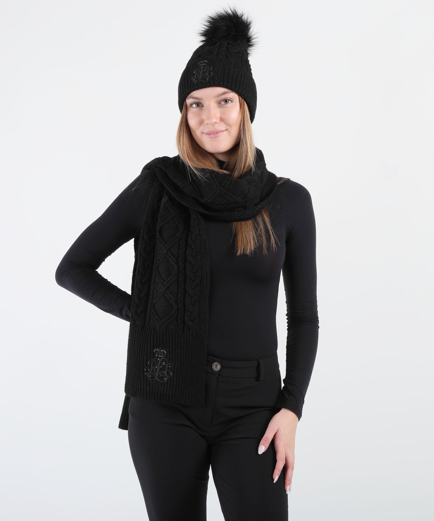 LAUREN RALPH LAUREN Cappello con pompon