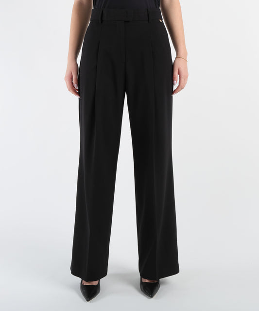LIUJO BLACK Asparago Palazzo trousers