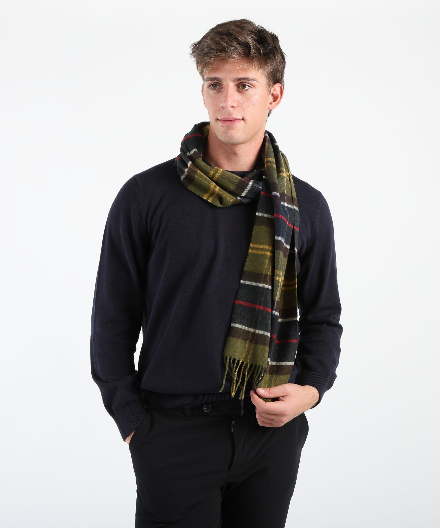 BARBOUR Sciarpa Yaxley Tartan