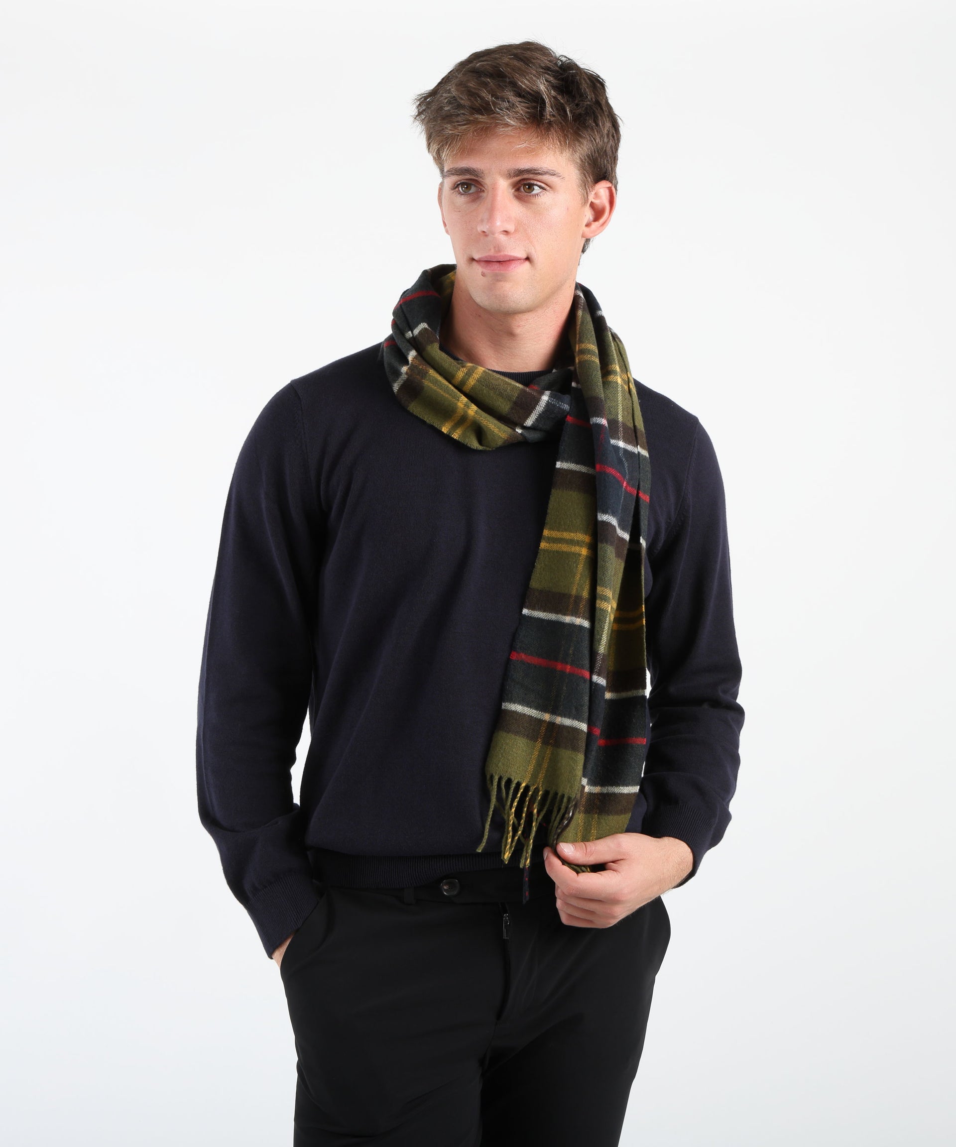 BARBOUR Sciarpa Yaxley Tartan