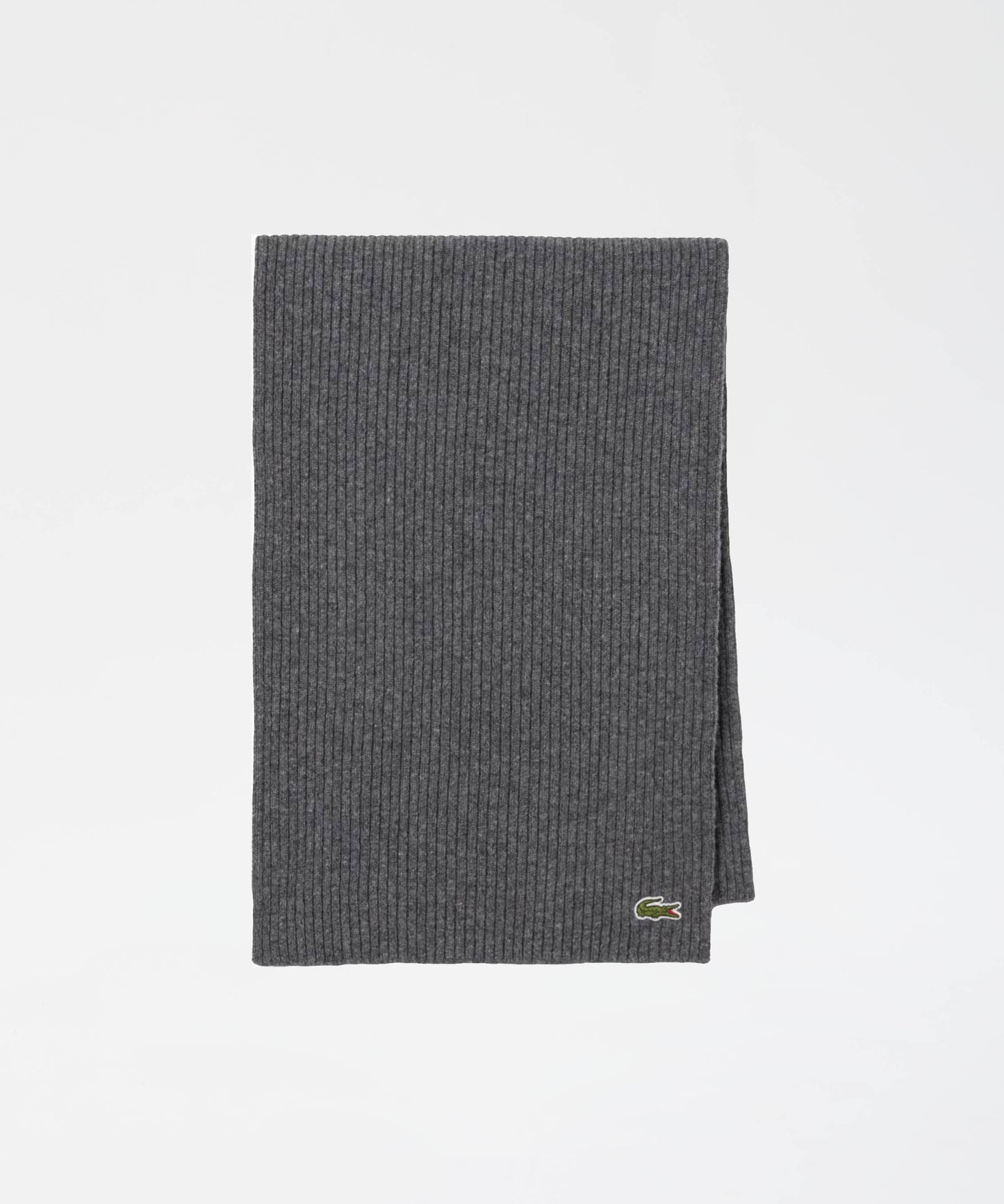 LACOSTE Sciarpa in lana a costine