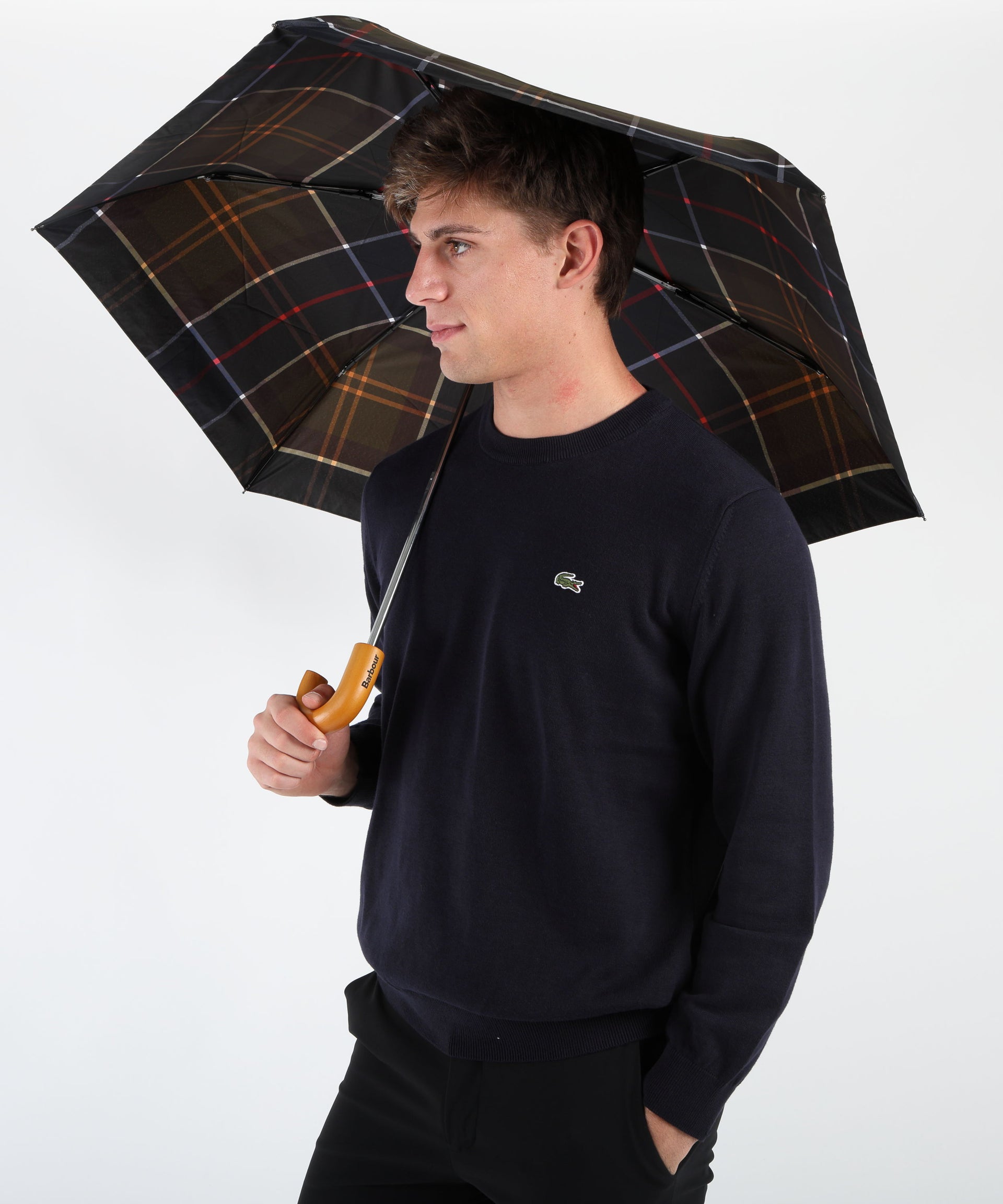 BARBOUR ombrello tartan